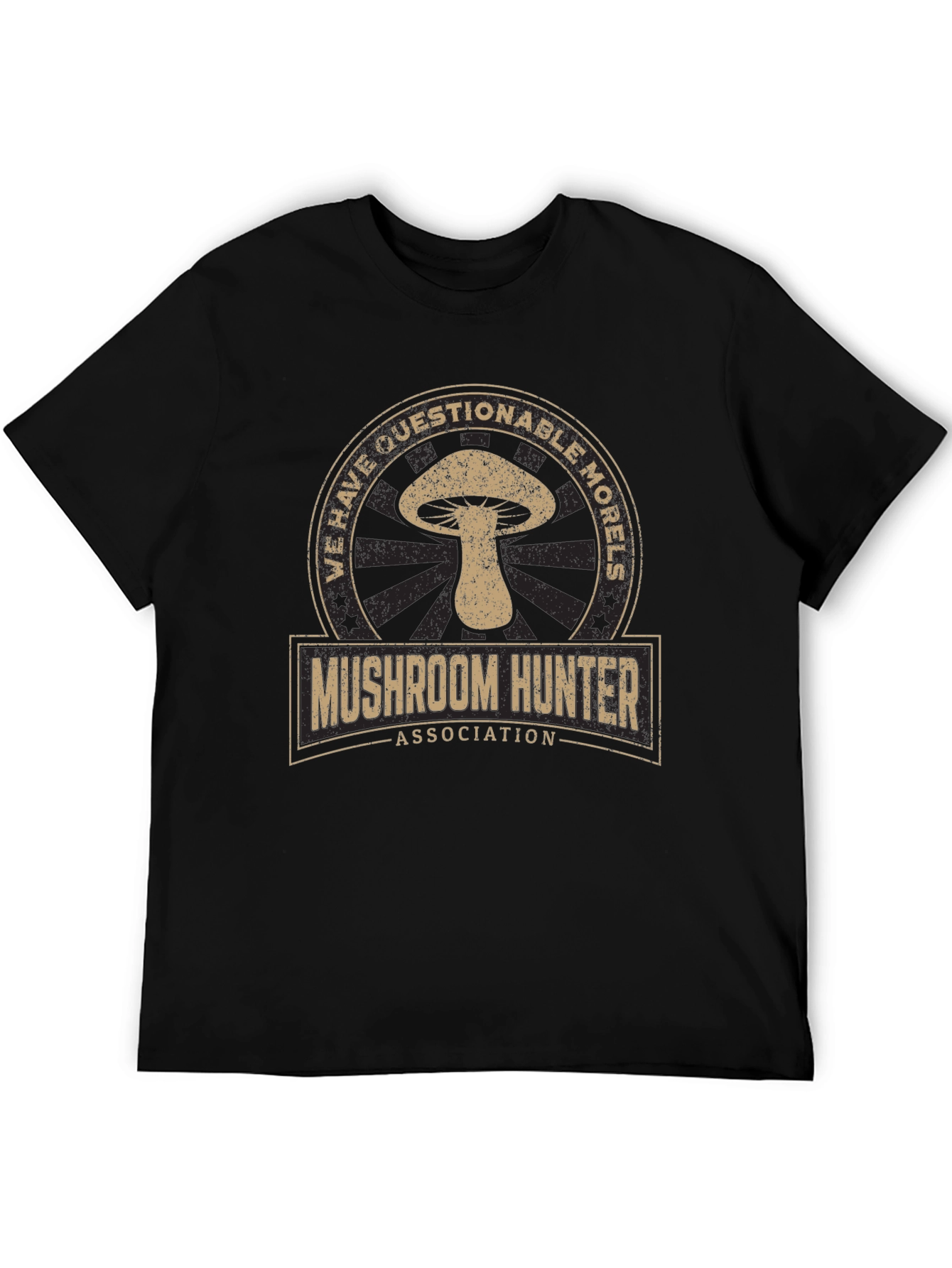 Mushroom Hunter Tee - Questionable Morels Graphic T-Shirt