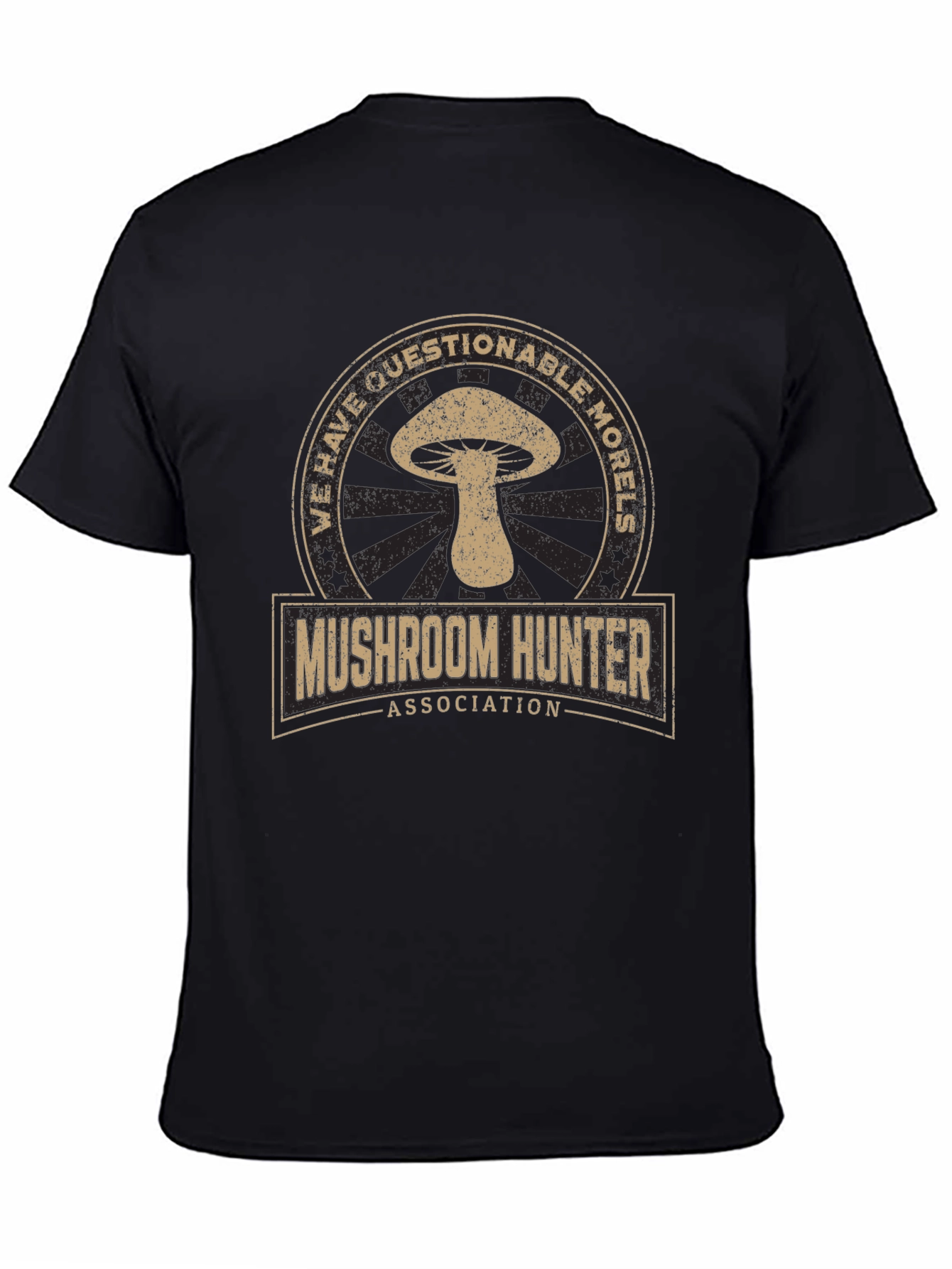 Mushroom Hunter Tee - Questionable Morels Graphic T-Shirt