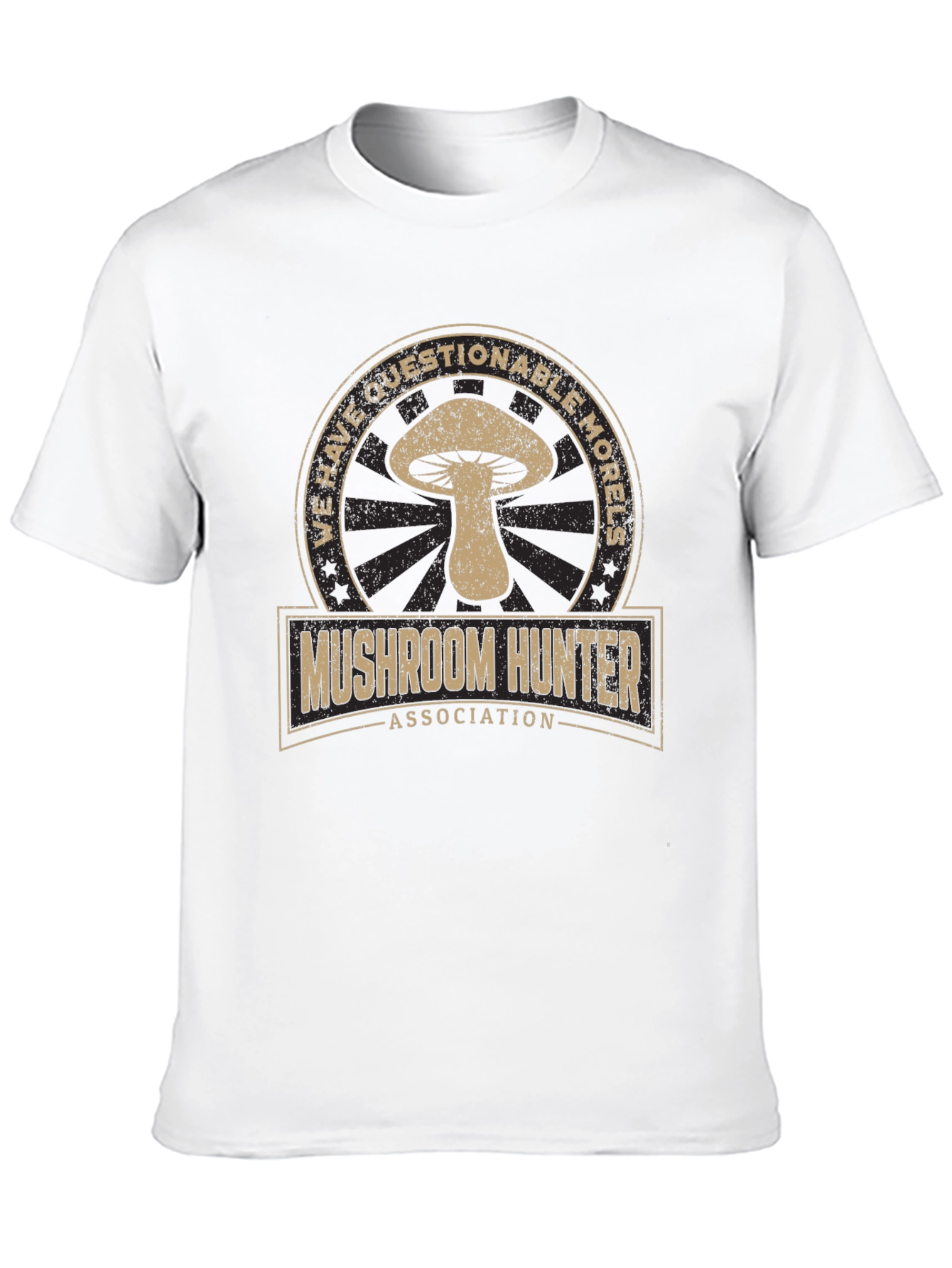 Mushroom Hunter Tee - Questionable Morels Graphic T-Shirt