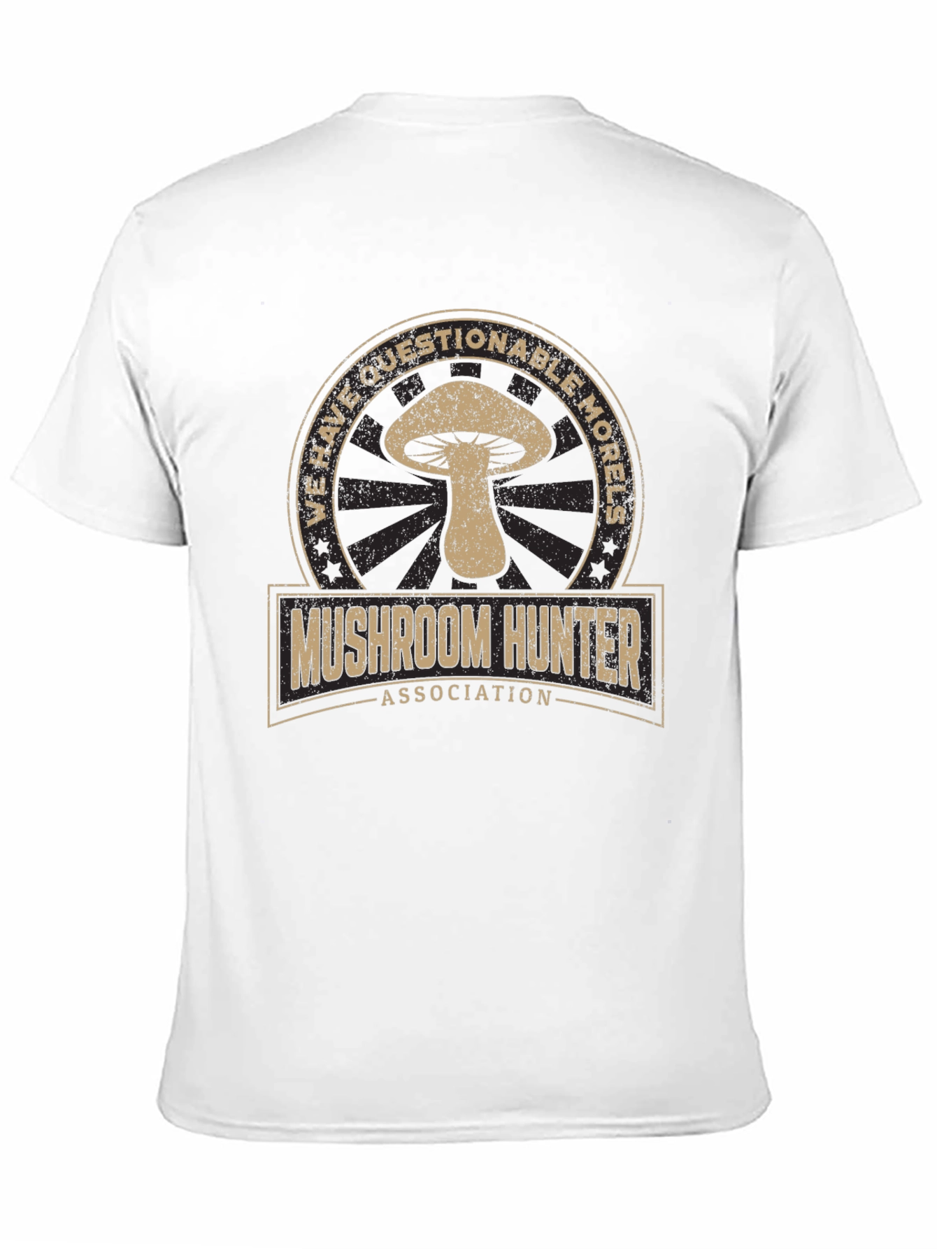 Mushroom Hunter Tee - Questionable Morels Graphic T-Shirt