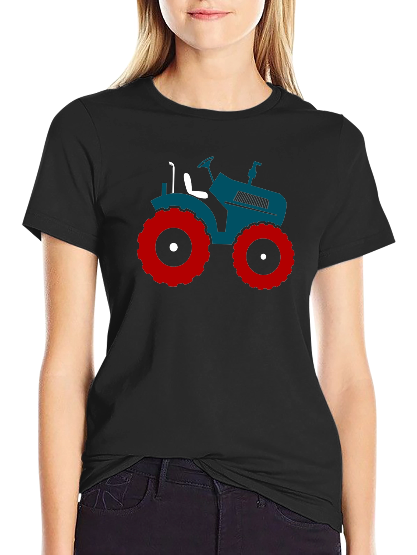 Tractor Graphic Tee - Cool Farm Life Shirt