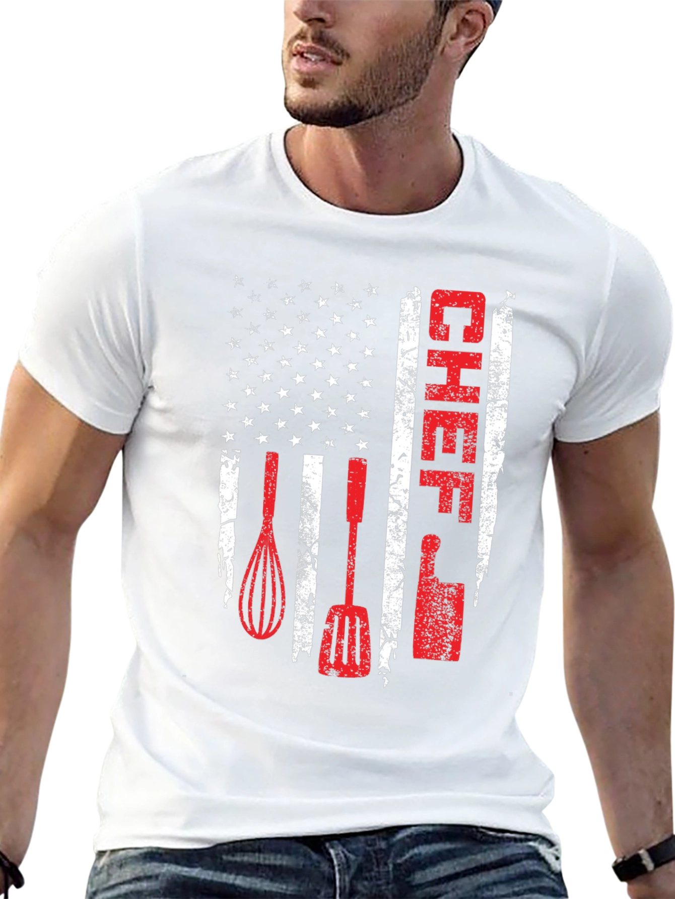 Chef American Flag T-Shirt