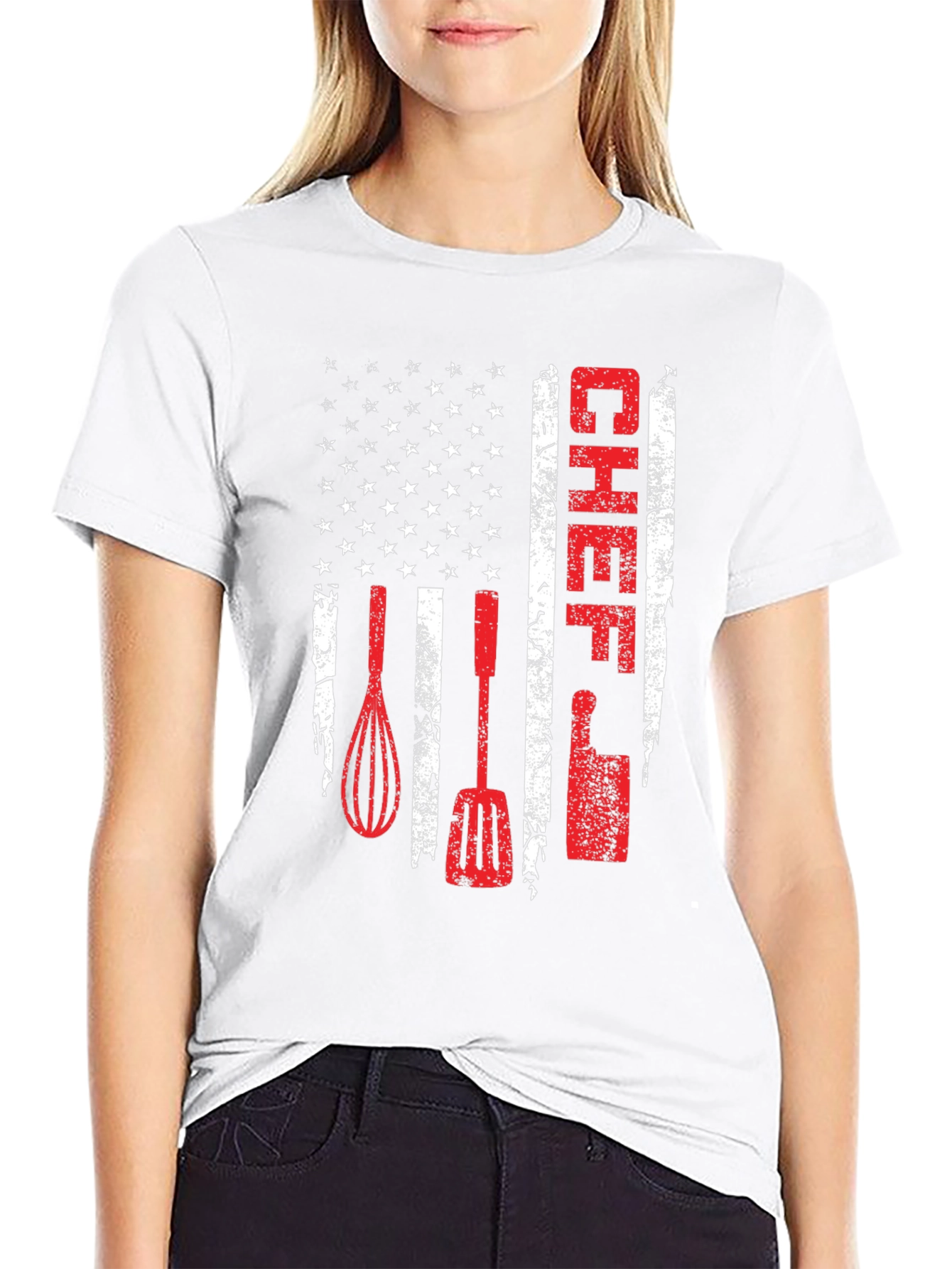 Chef American Flag T-Shirt