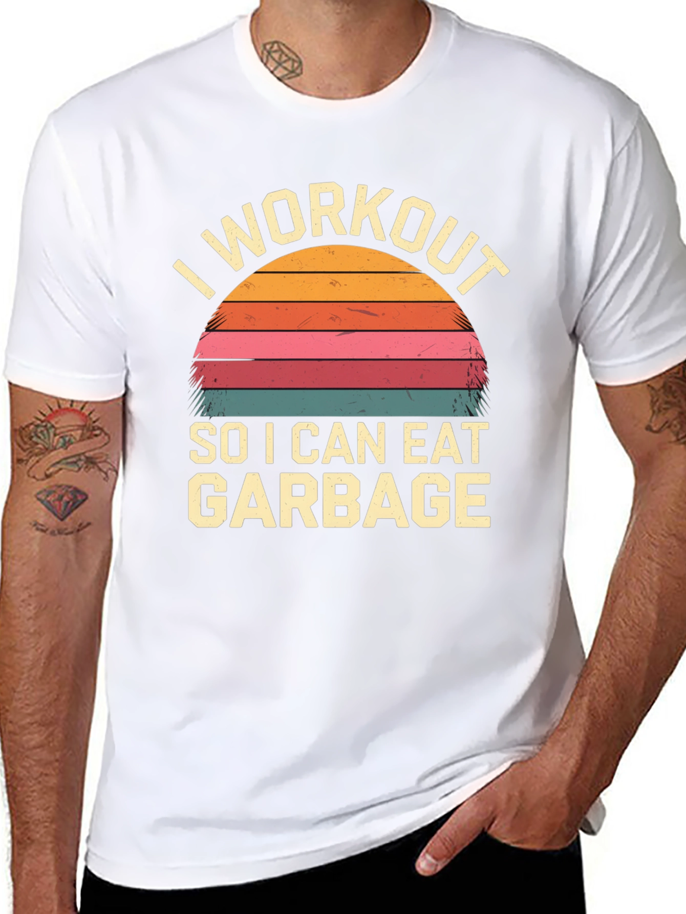 I Workout To Eat Garbage T-Shirt