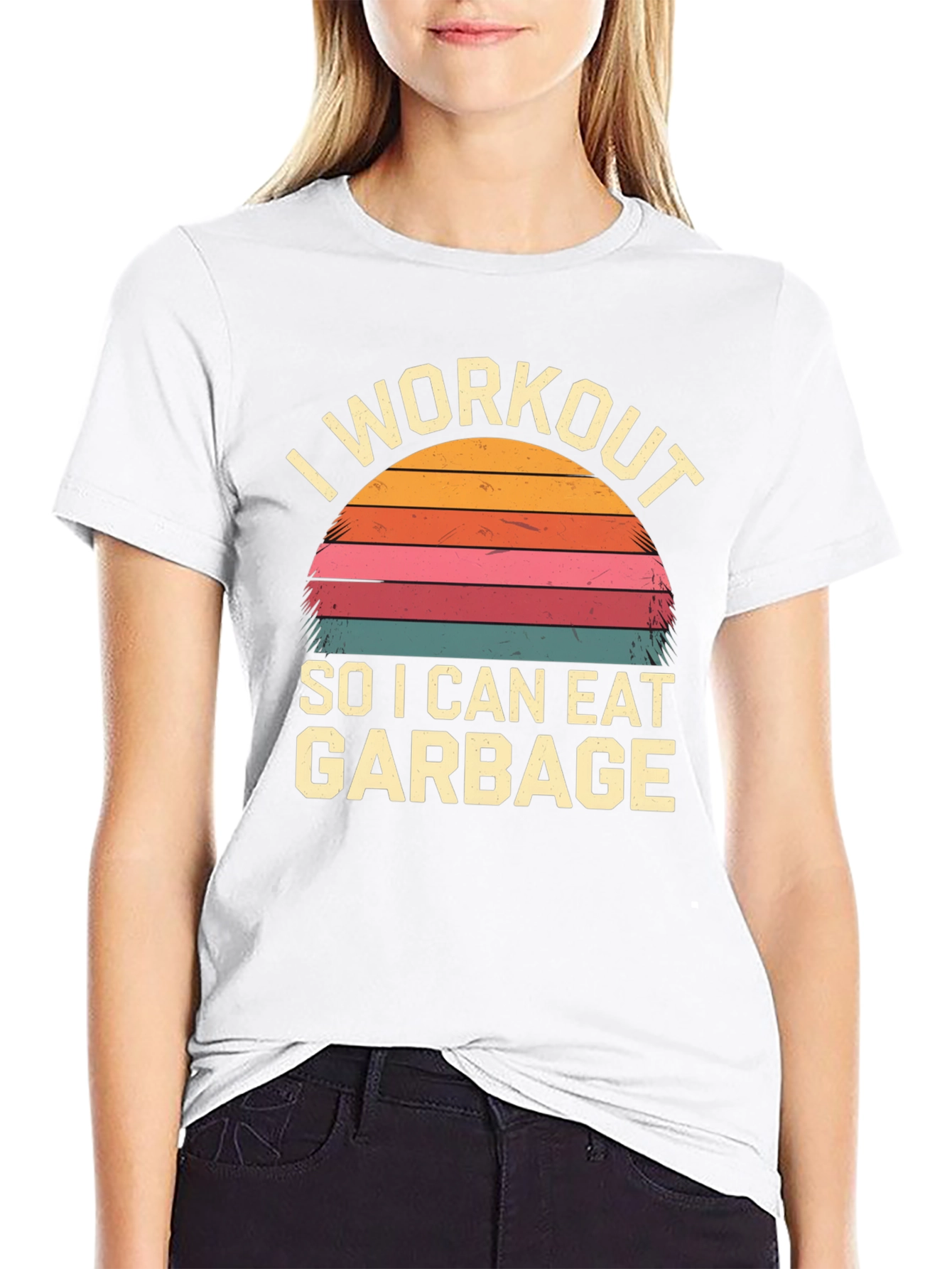 I Workout To Eat Garbage T-Shirt