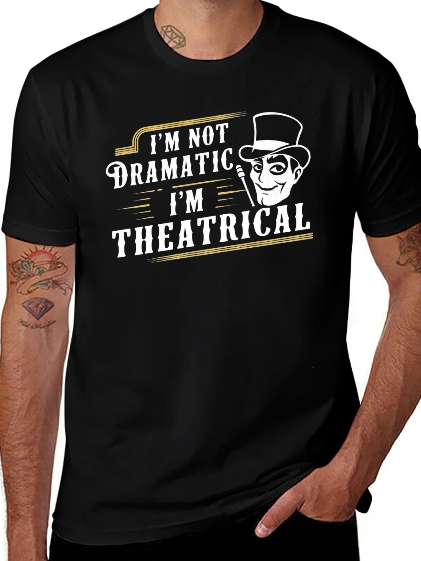 Theatrical T-Shirt - Funny Drama Top