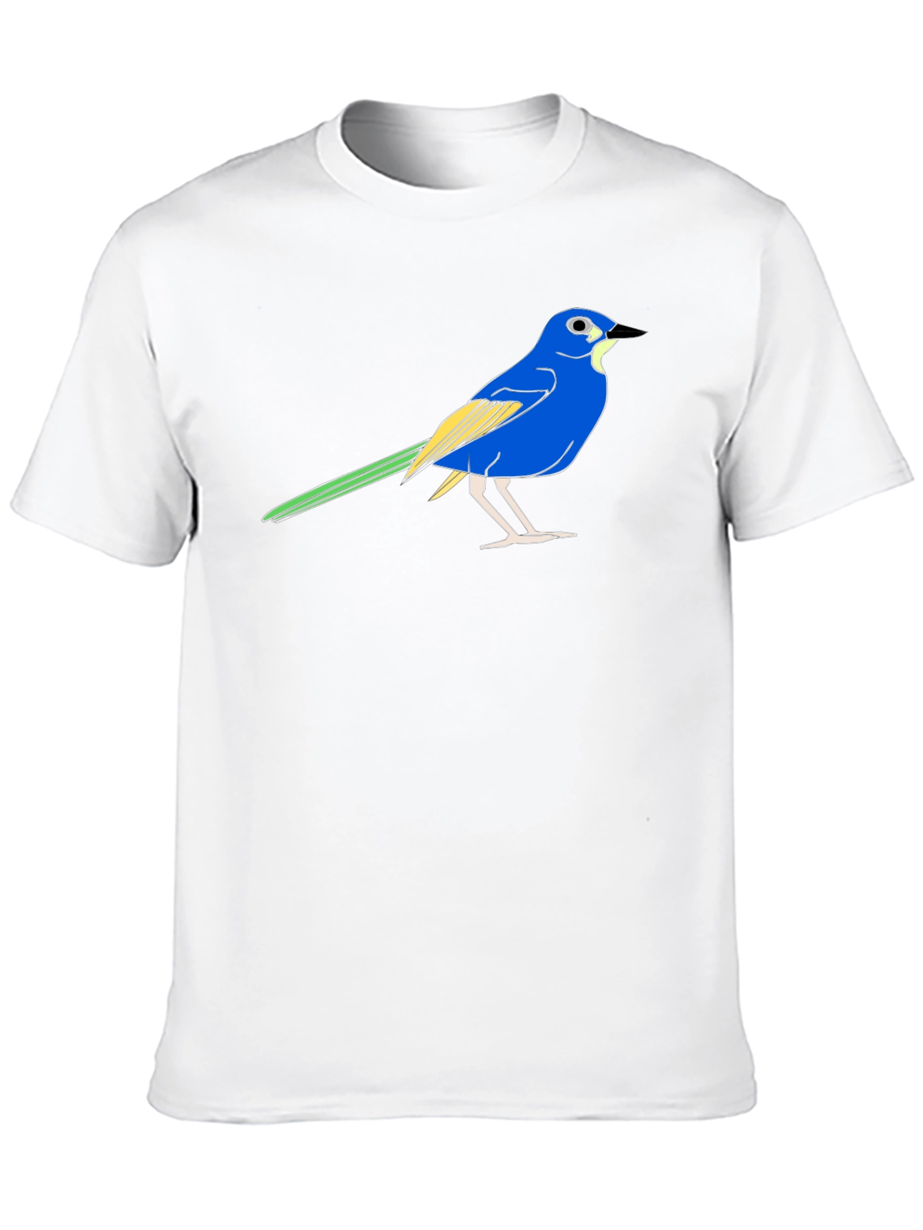 Blue Bird Graphic Tee - Trendy Casual Comfort