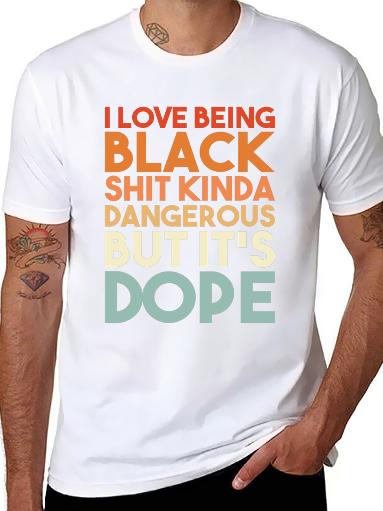I Love Being Black T-Shirt - Bold Statement Tee