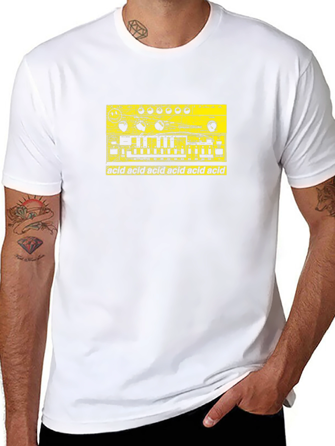 Acid Music T-Shirt - Synthesizer Graphic Tee
