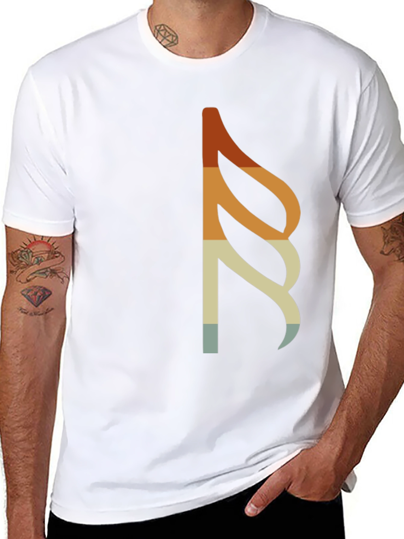 Retro Music Rest Note T-Shirt