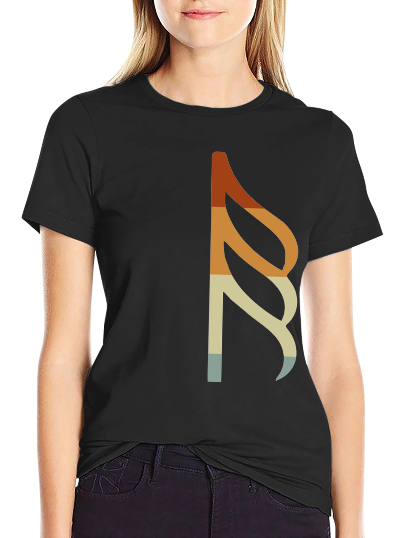 Retro Music Rest Note T-Shirt