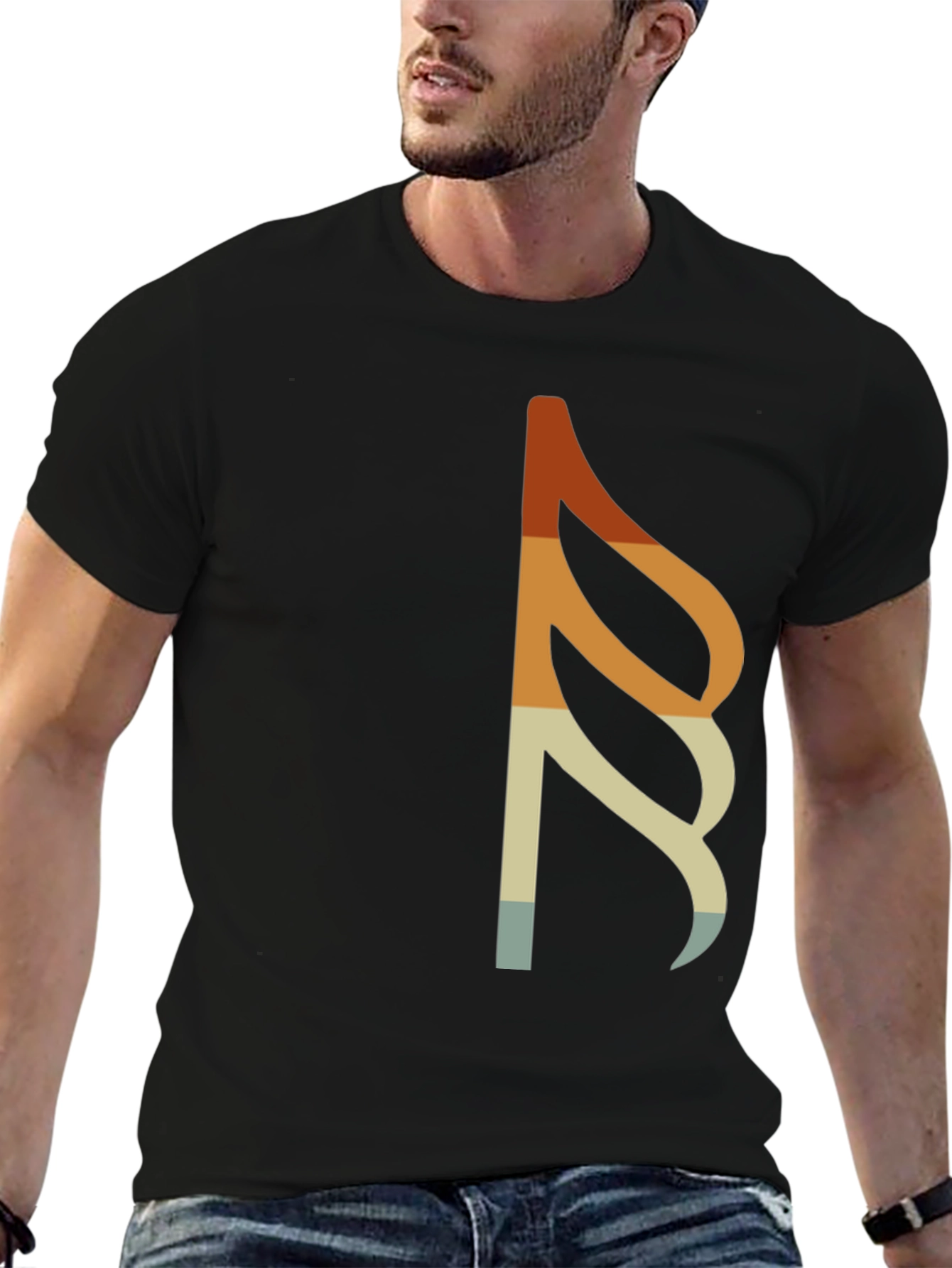 Retro Music Rest Note T-Shirt