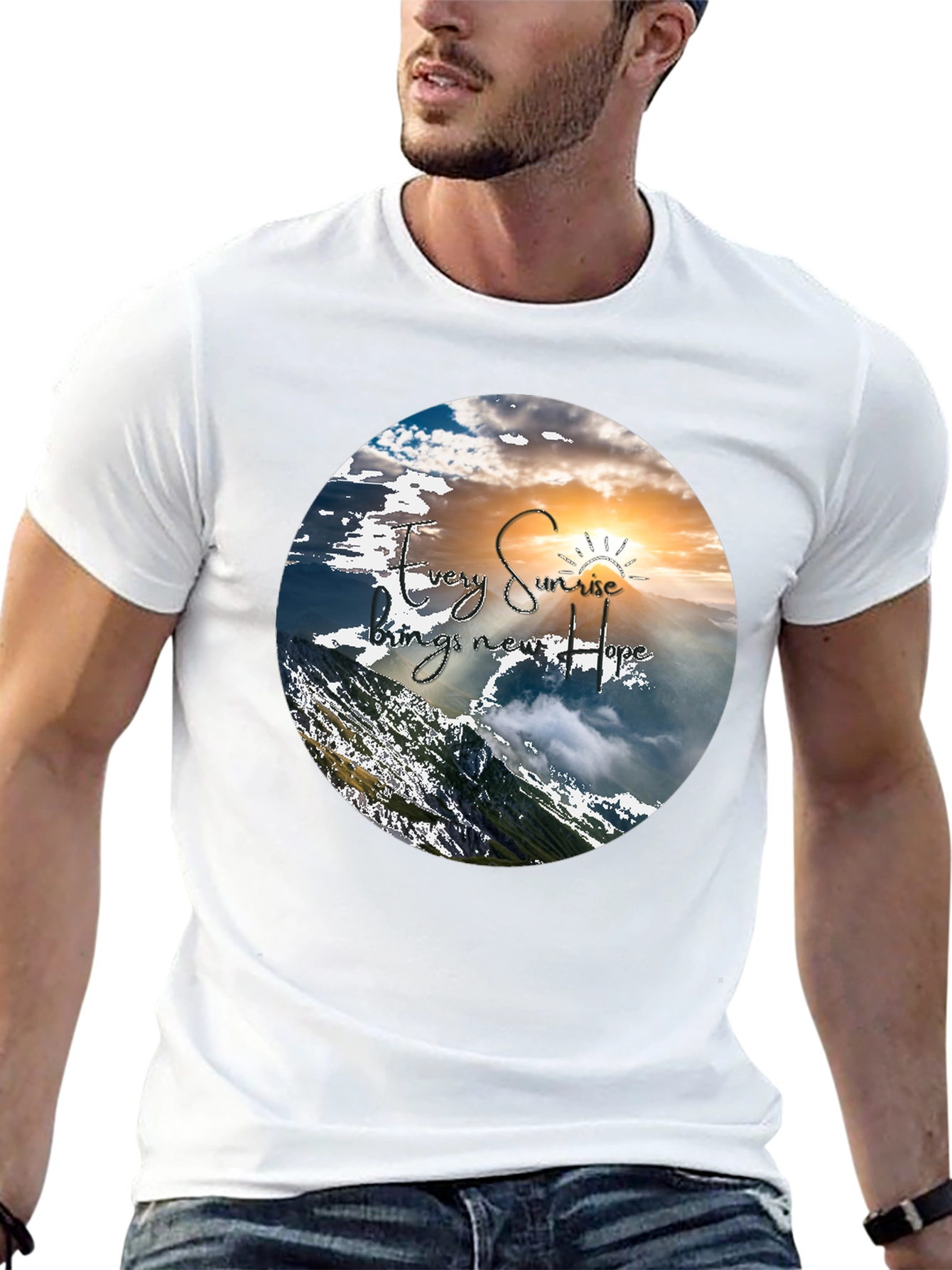 Inspirational Sunrise Graphic T-Shirt
