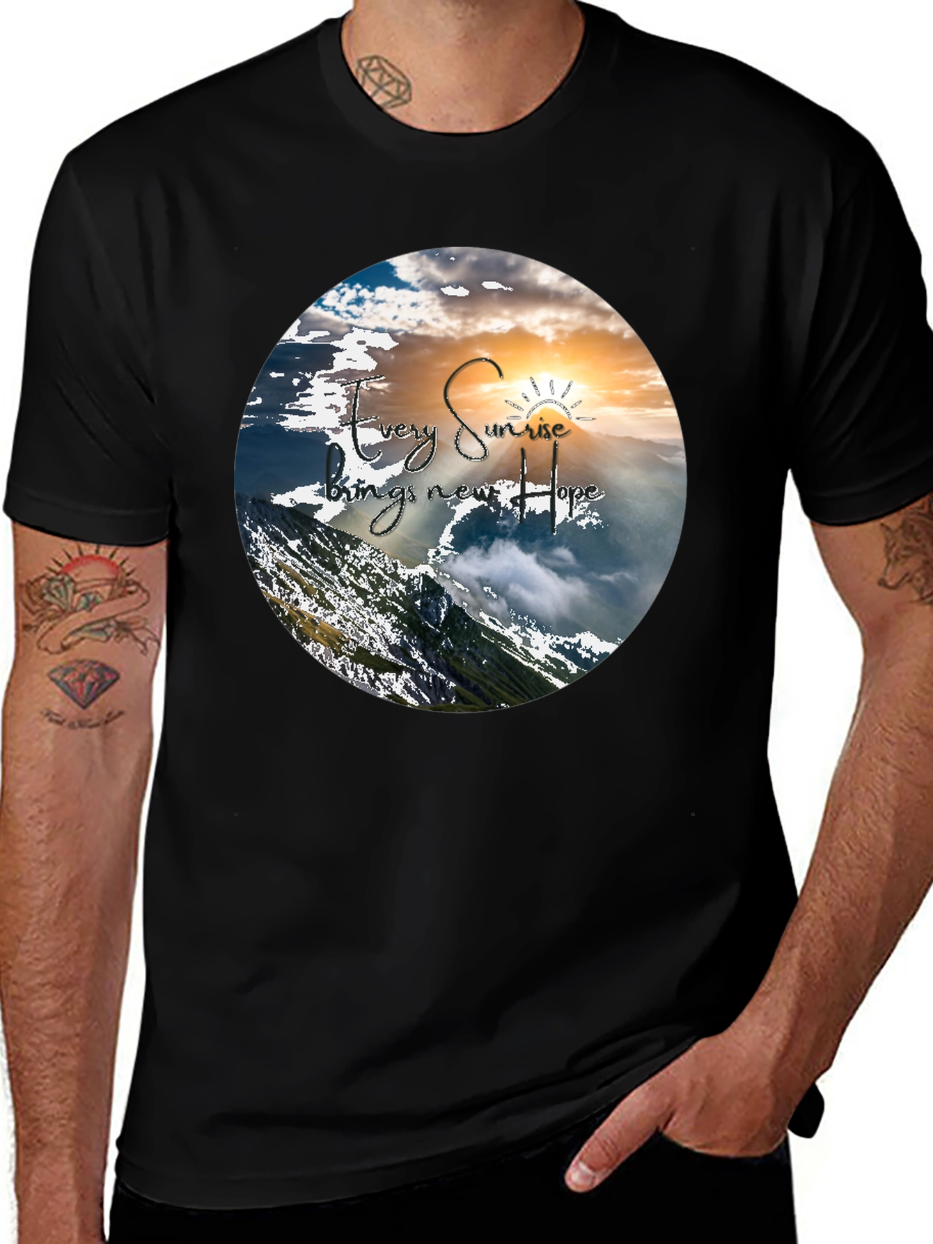 Inspirational Sunrise Graphic T-Shirt