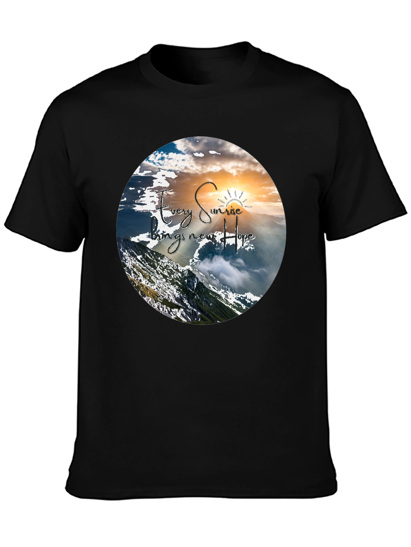 Inspirational Sunrise Graphic T-Shirt