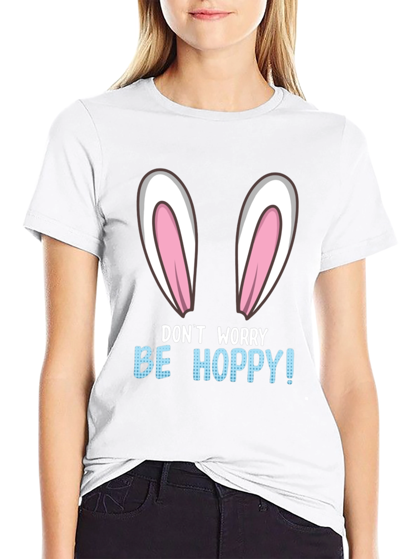 Funny Easter Bunny T-Shirt - Be Hoppy!
