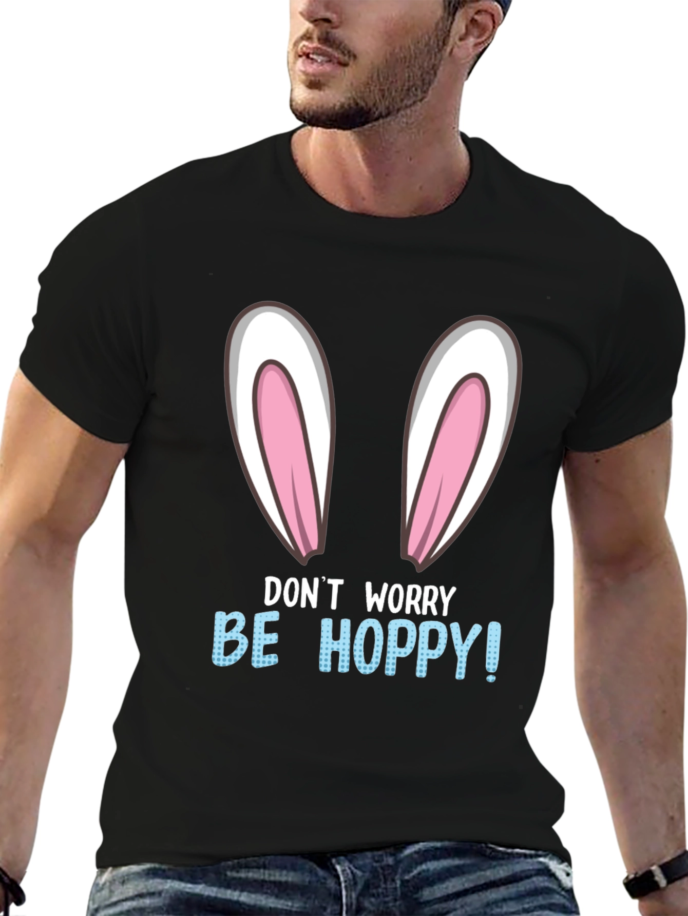 Funny Easter Bunny T-Shirt - Be Hoppy!