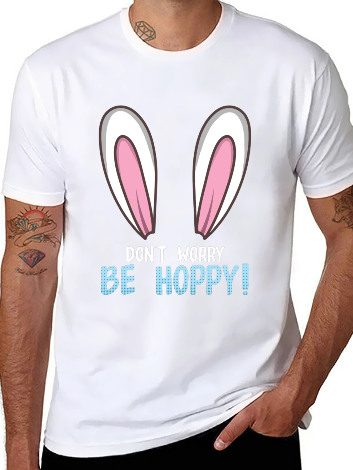 Funny Easter Bunny T-Shirt - Be Hoppy!