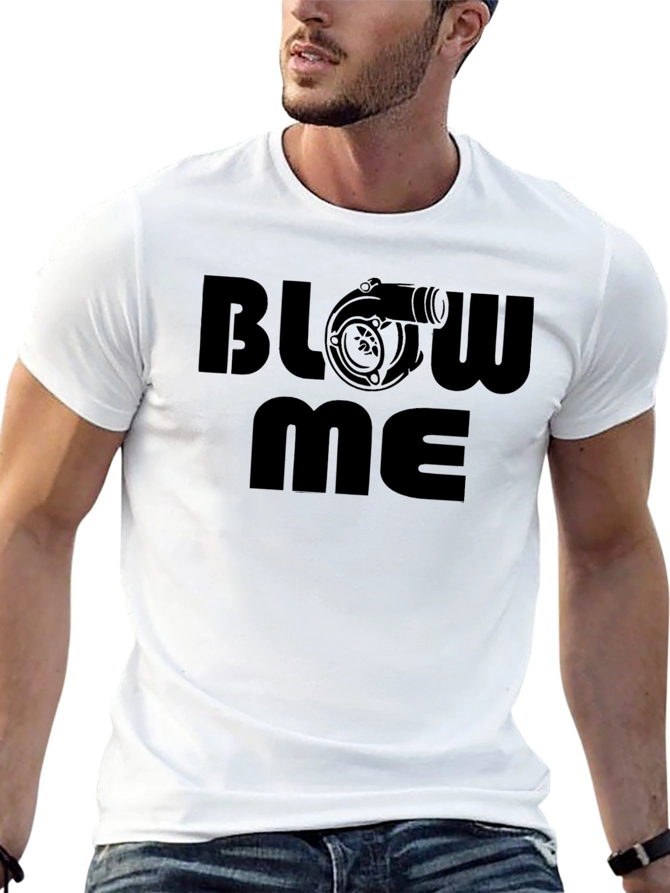 Blow Me Turbo T-Shirt - Black Graphic Tee