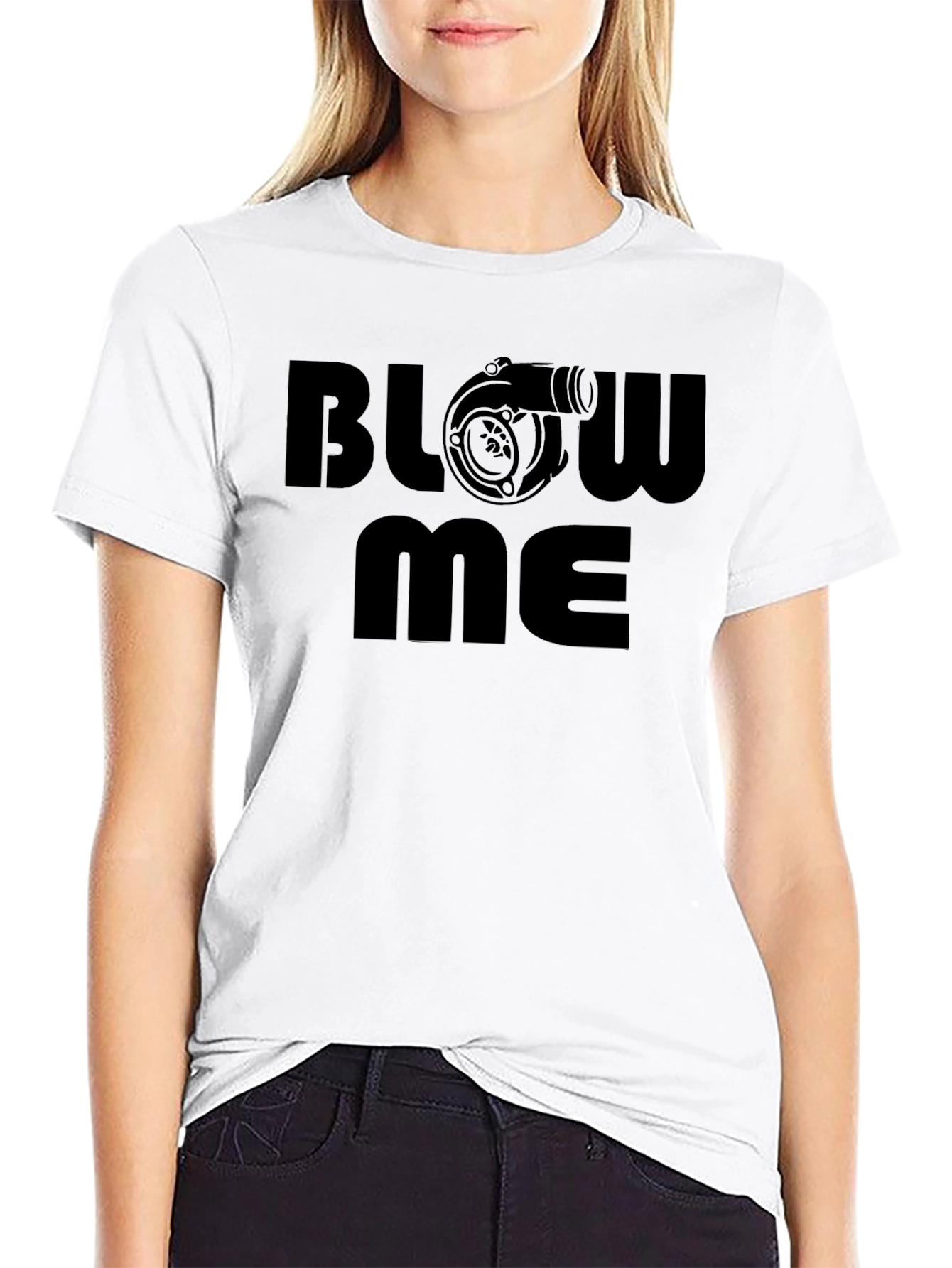 Blow Me Turbo T-Shirt - Black Graphic Tee