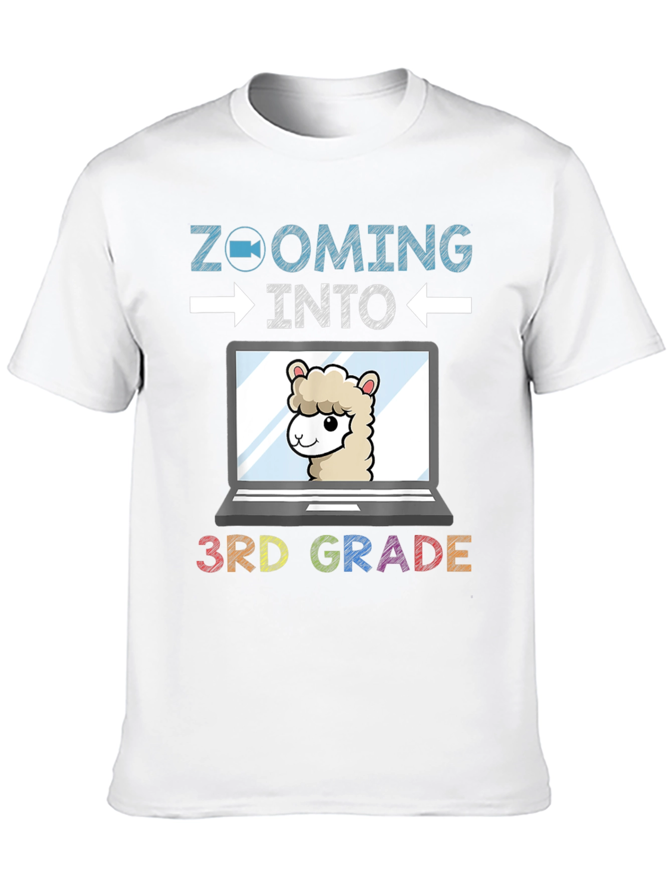 Zooming into 3rd Grade Alpaca T-Shirt