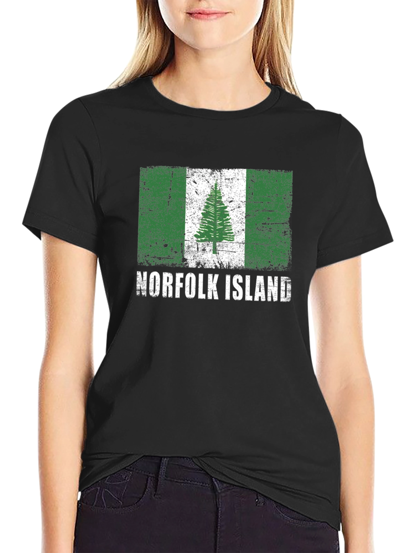 Norfolk Island Flag Graphic T-Shirt