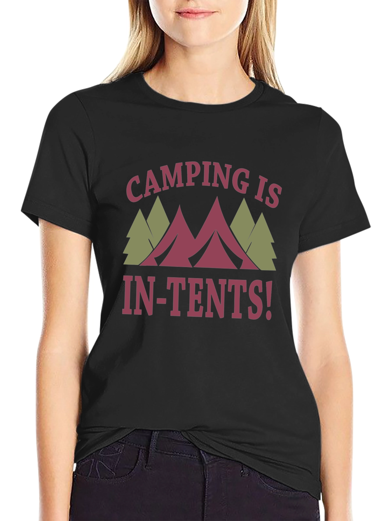 Camping Is In-Tents! Graphic T-Shirt