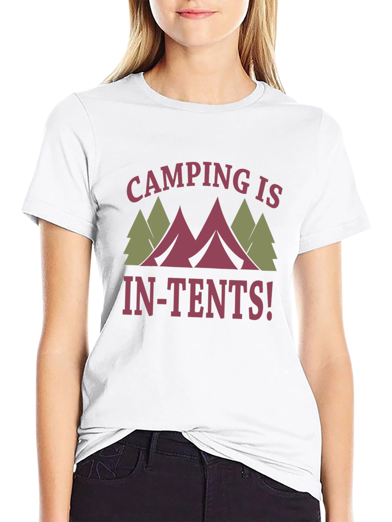 Camping Is In-Tents! Graphic T-Shirt