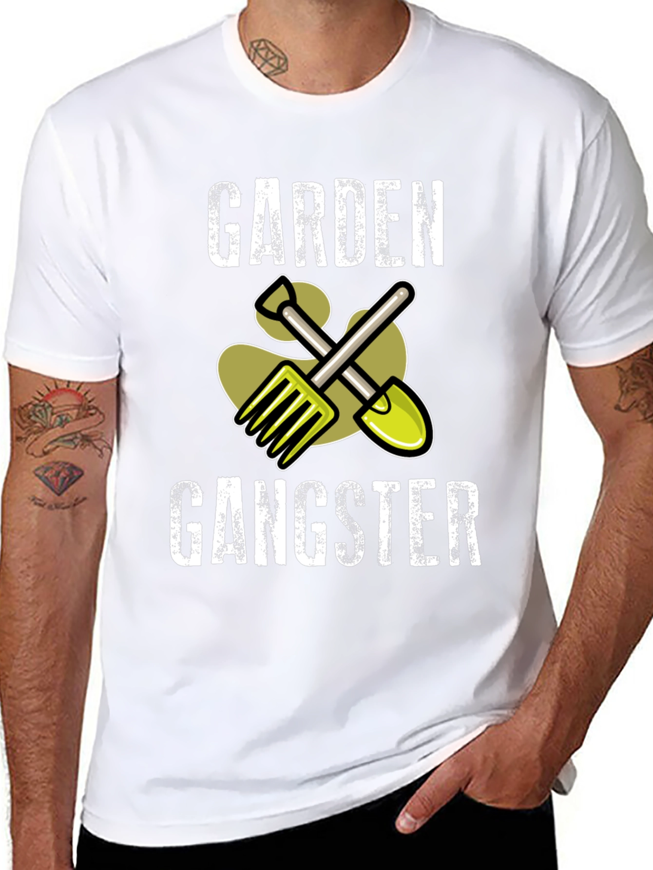 Garden Gangster T-Shirt - Funny Gardening Tee