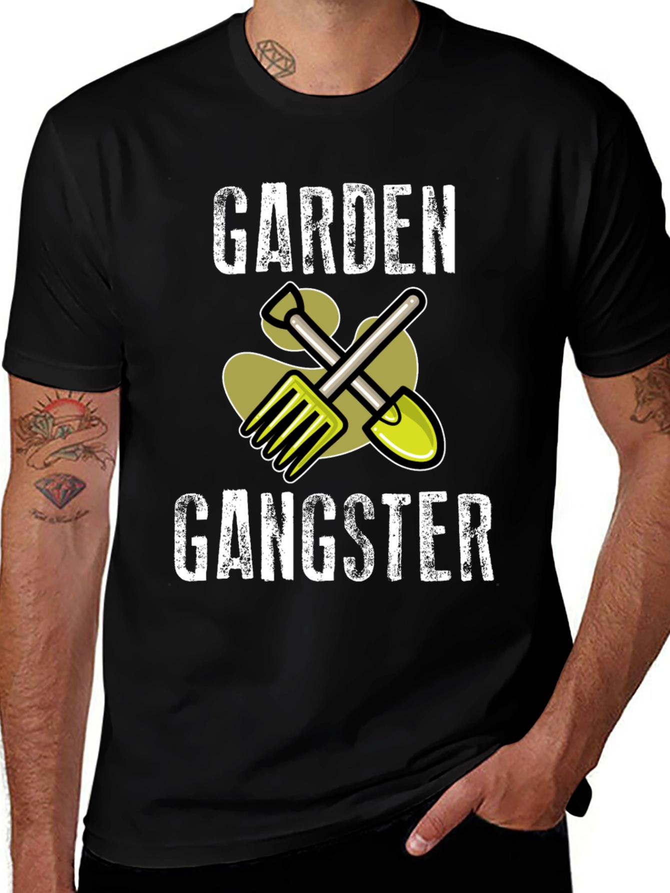 Garden Gangster T-Shirt - Funny Gardening Tee