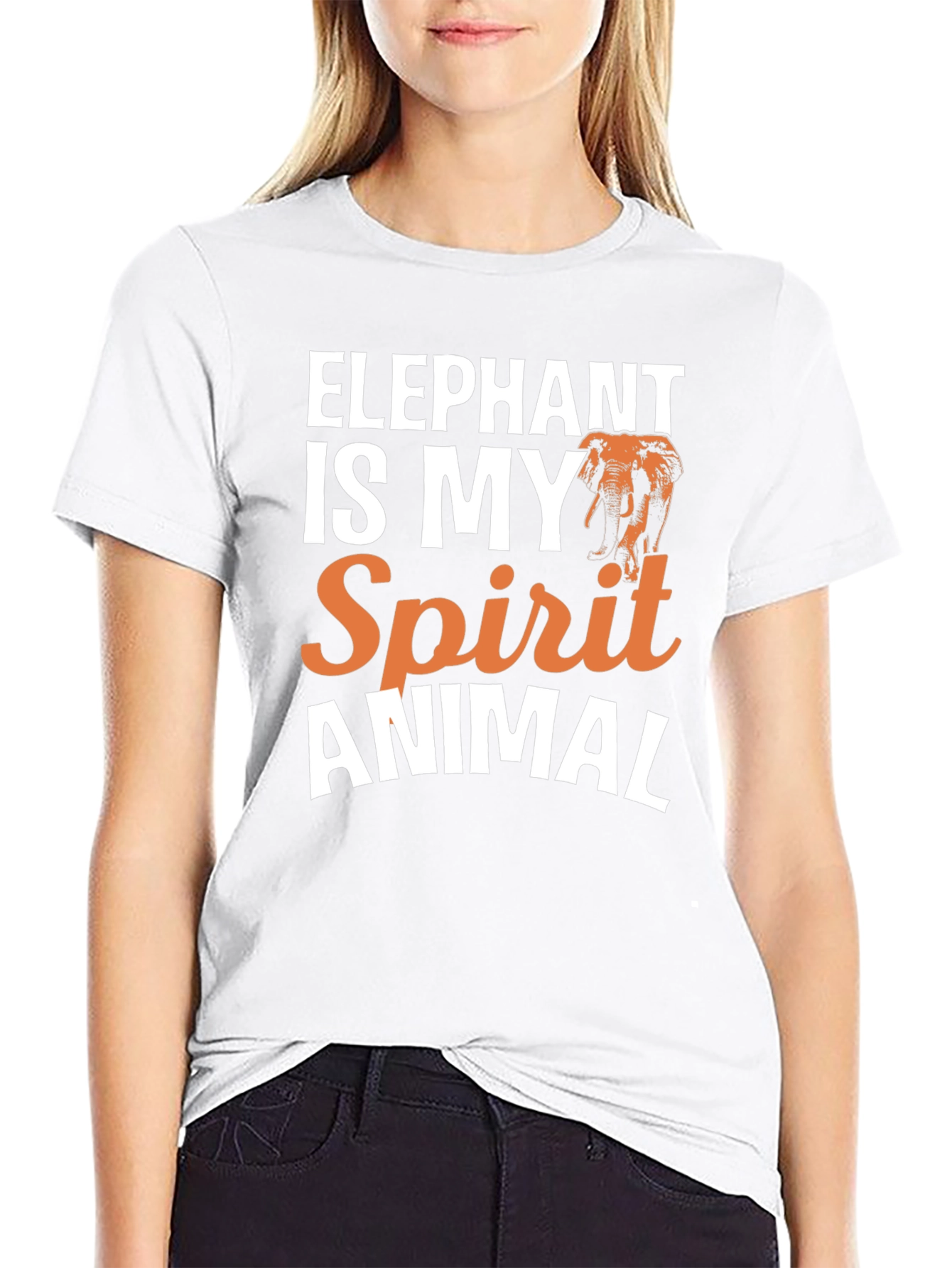 Elephant Spirit Animal Graphic T-Shirt