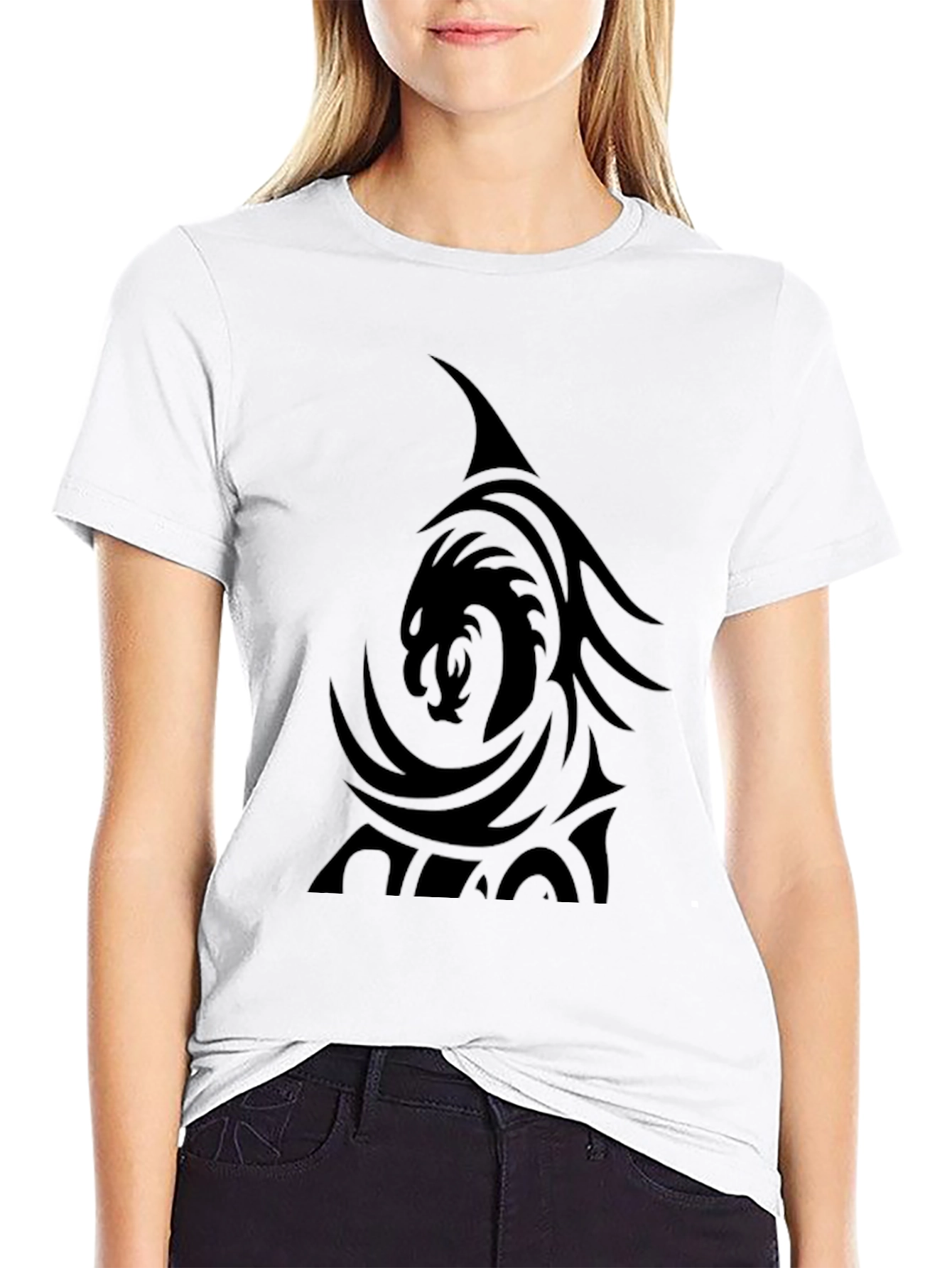 Black Dragon Graphic Tee - Mens Casual T-Shirt