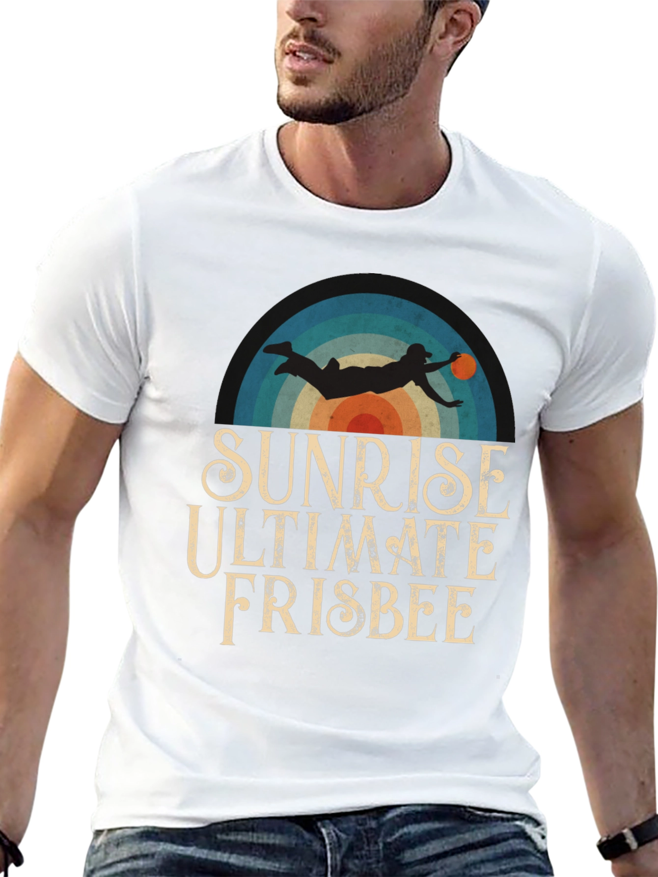 Sunrise Ultimate Frisbee Graphic T-Shirt