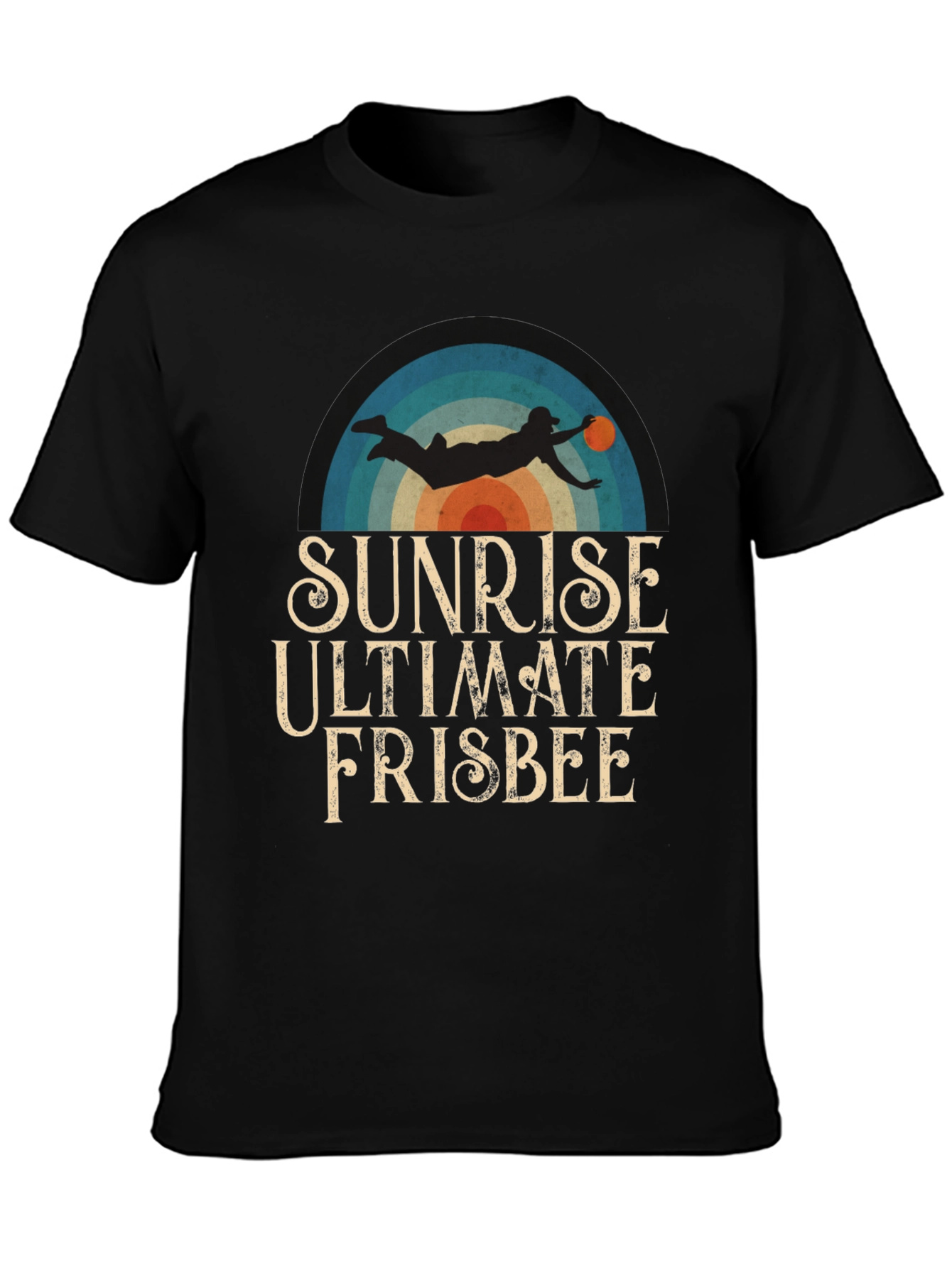 Sunrise Ultimate Frisbee Graphic T-Shirt