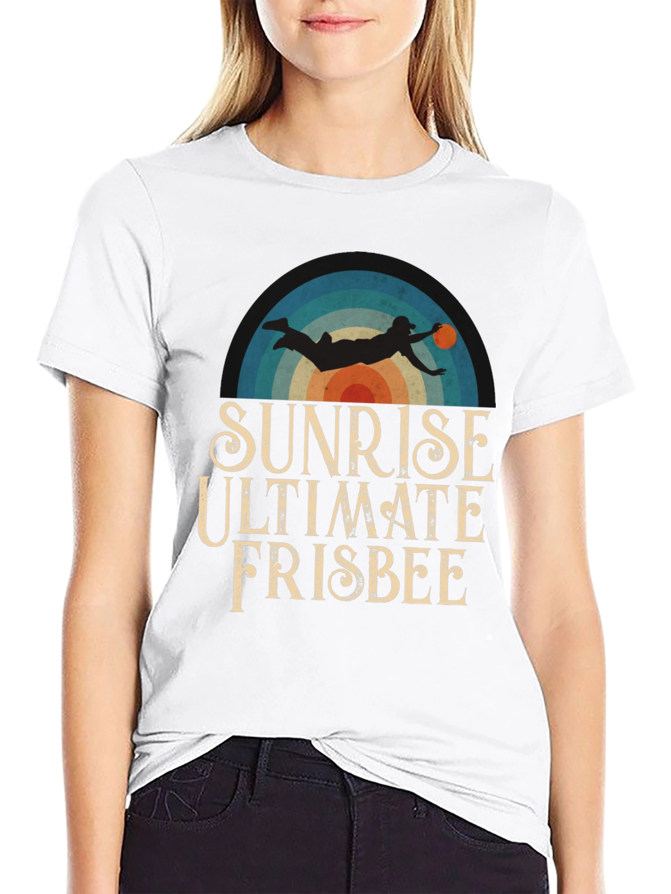 Sunrise Ultimate Frisbee Graphic T-Shirt