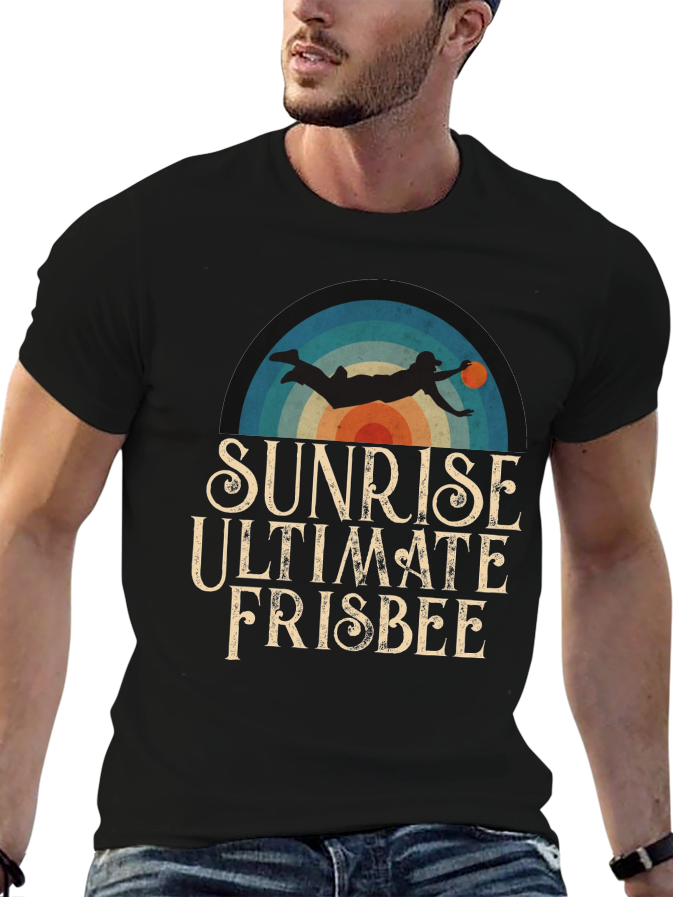 Sunrise Ultimate Frisbee Graphic T-Shirt