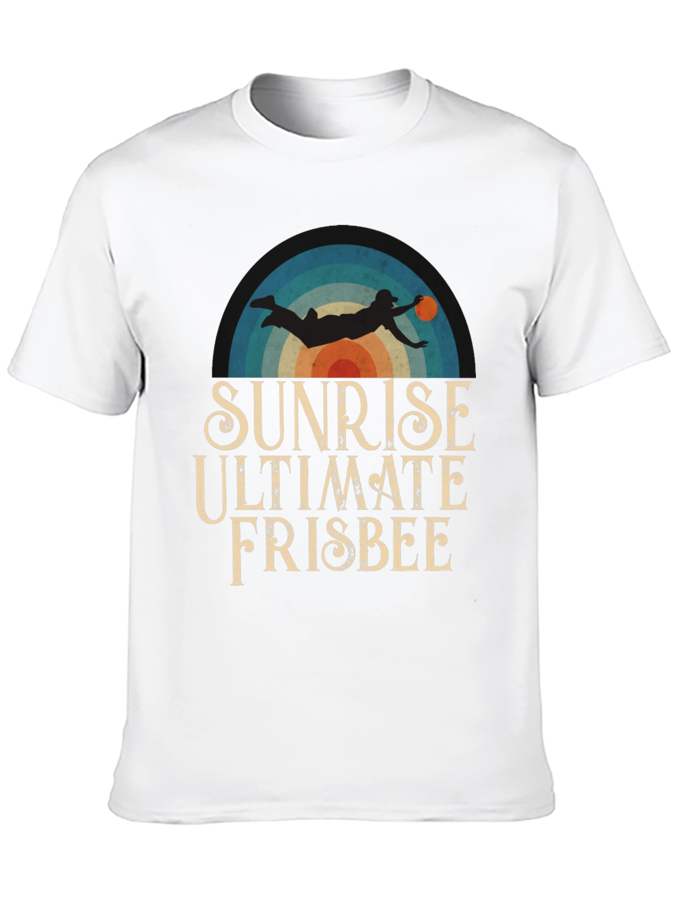 Sunrise Ultimate Frisbee Graphic T-Shirt
