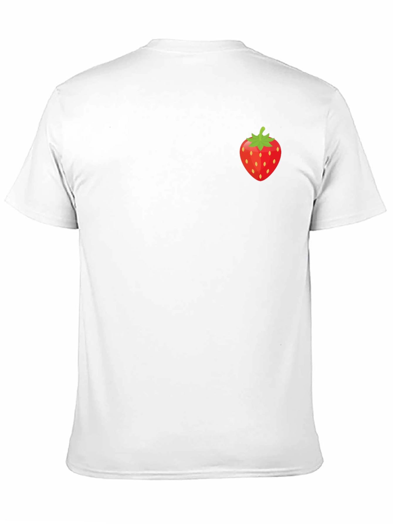 Strawberry Graphic Tee - Stylish Black T-Shirt