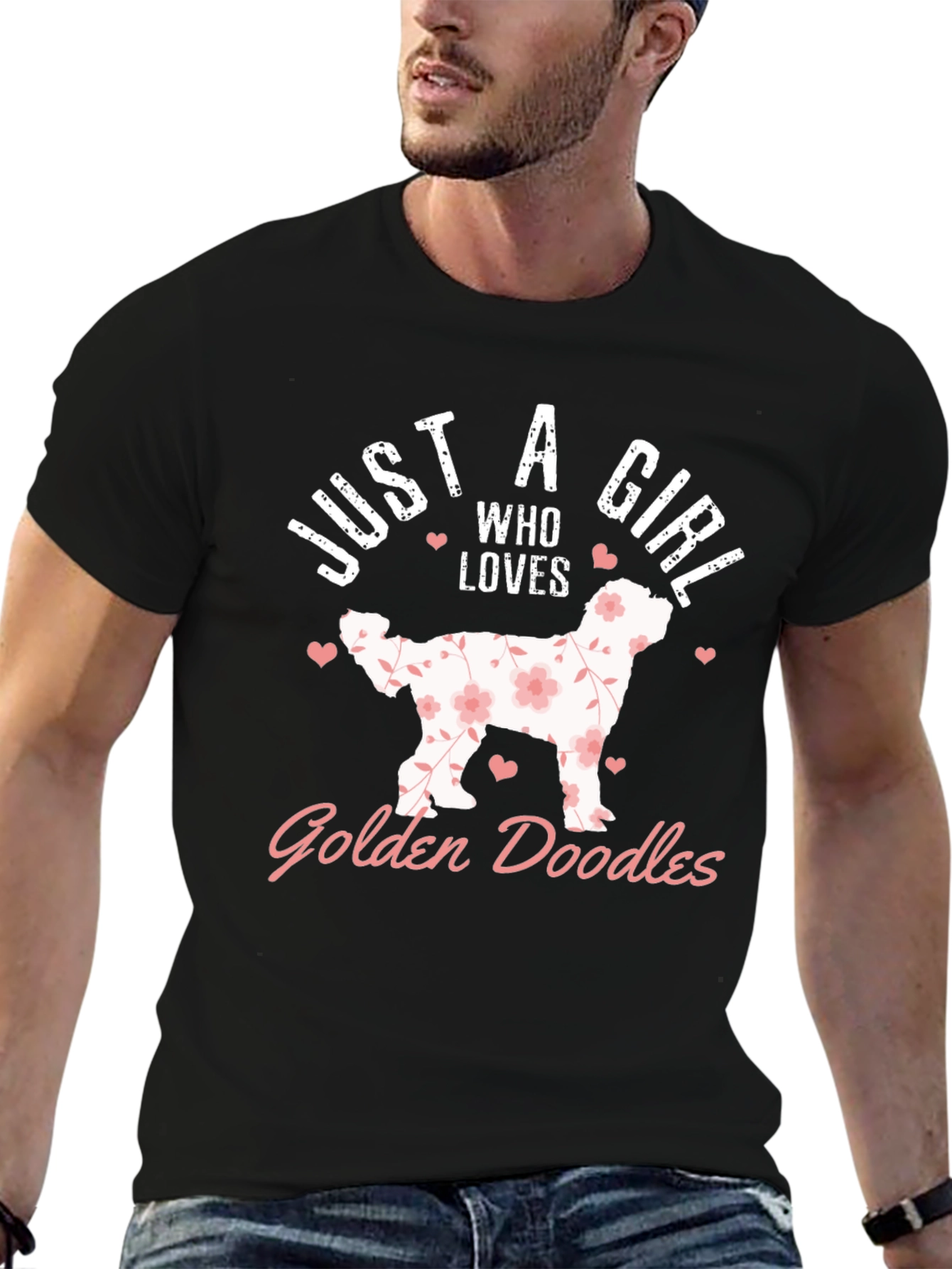 Just A Girl Who Loves Golden Doodles T-Shirt