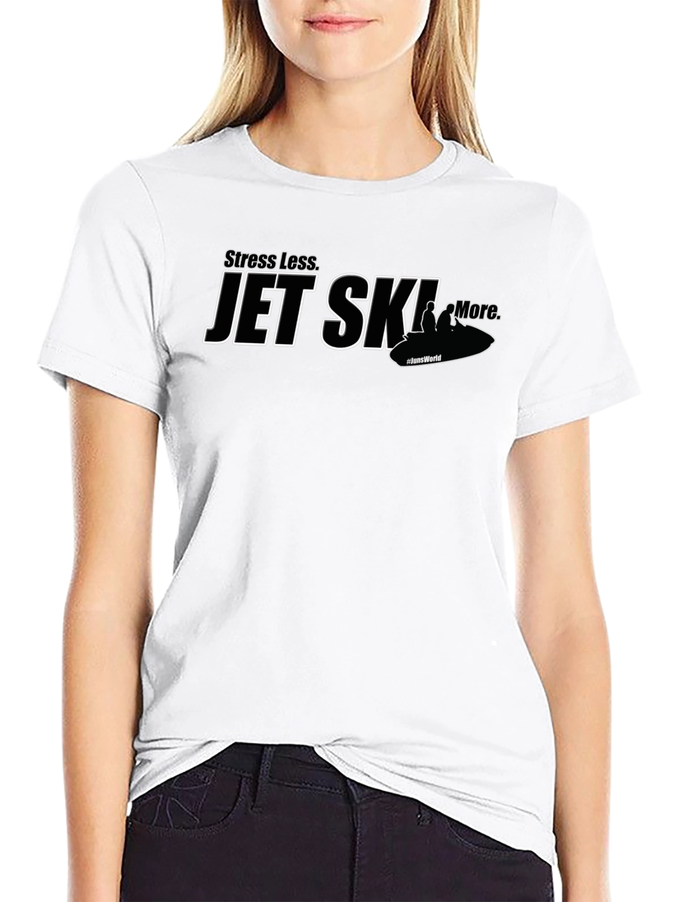 Stress Less Jet Ski More Graphic T-Shirt