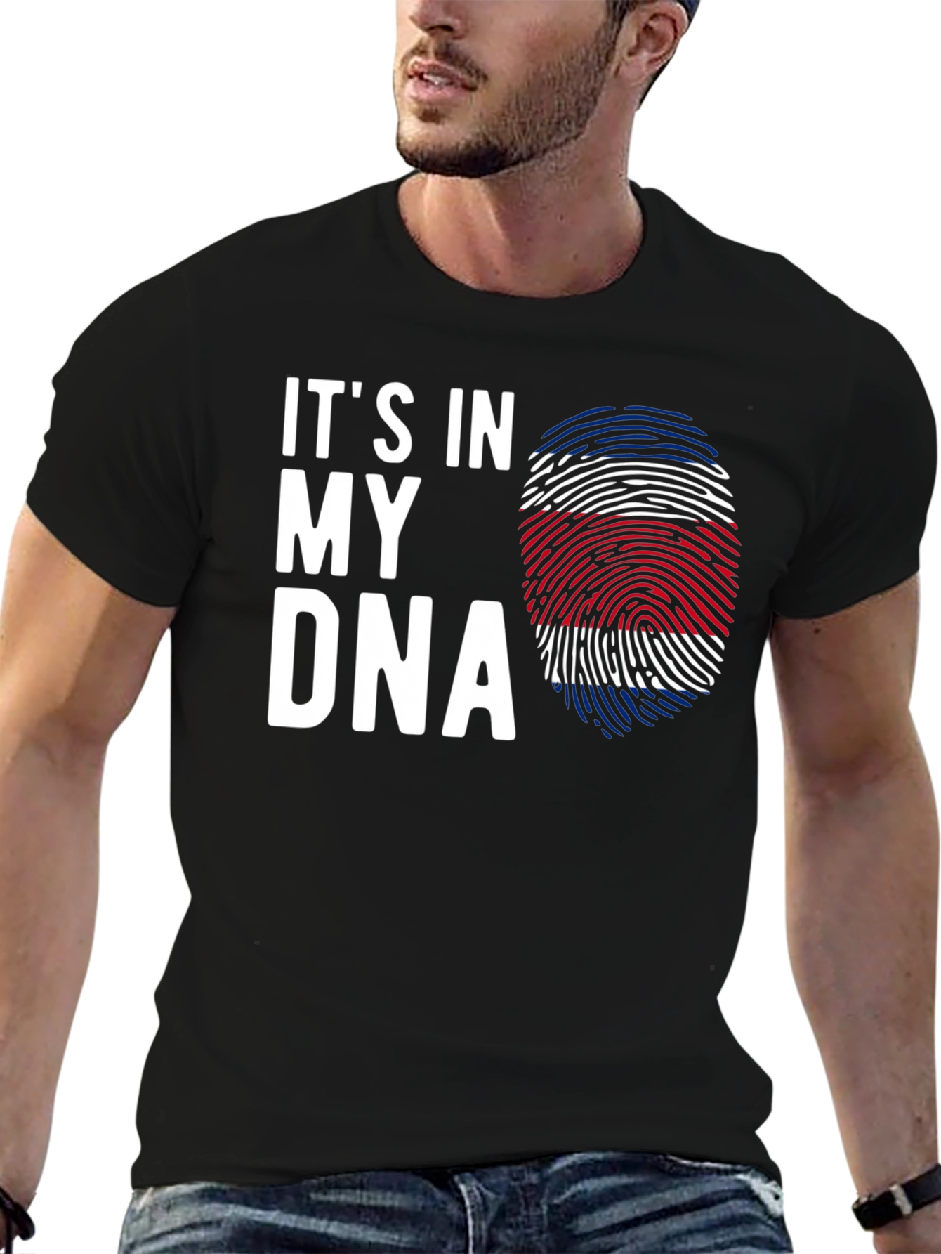 Costa Rica DNA T-Shirt -  Patriotic Pride Tee