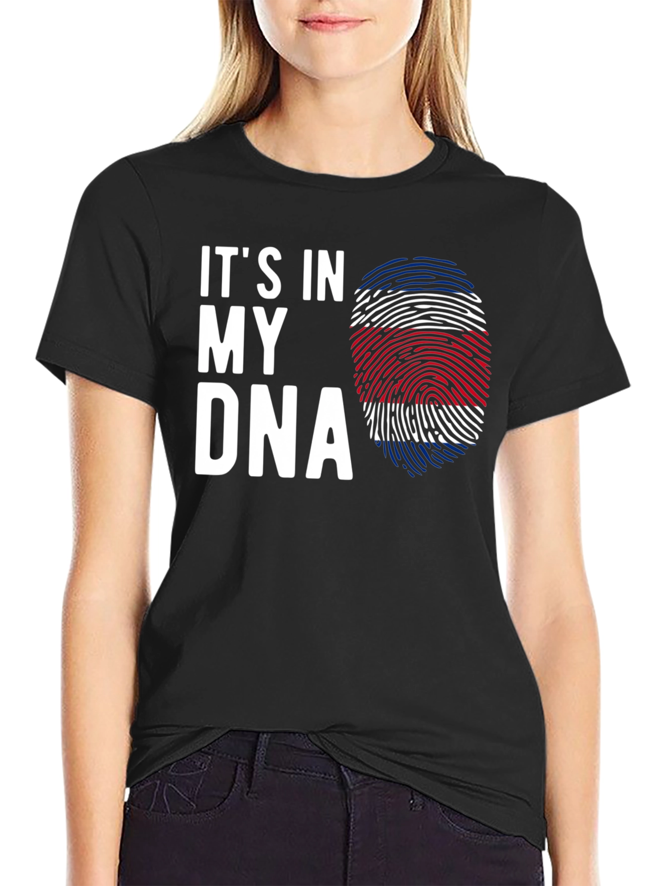 Costa Rica DNA T-Shirt -  Patriotic Pride Tee