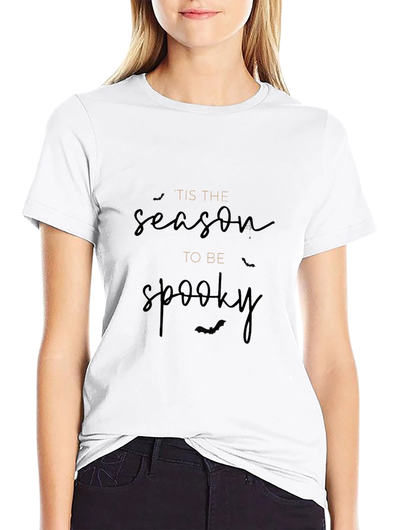 Tis The Season To Be Spooky Halloween Graphic Tee