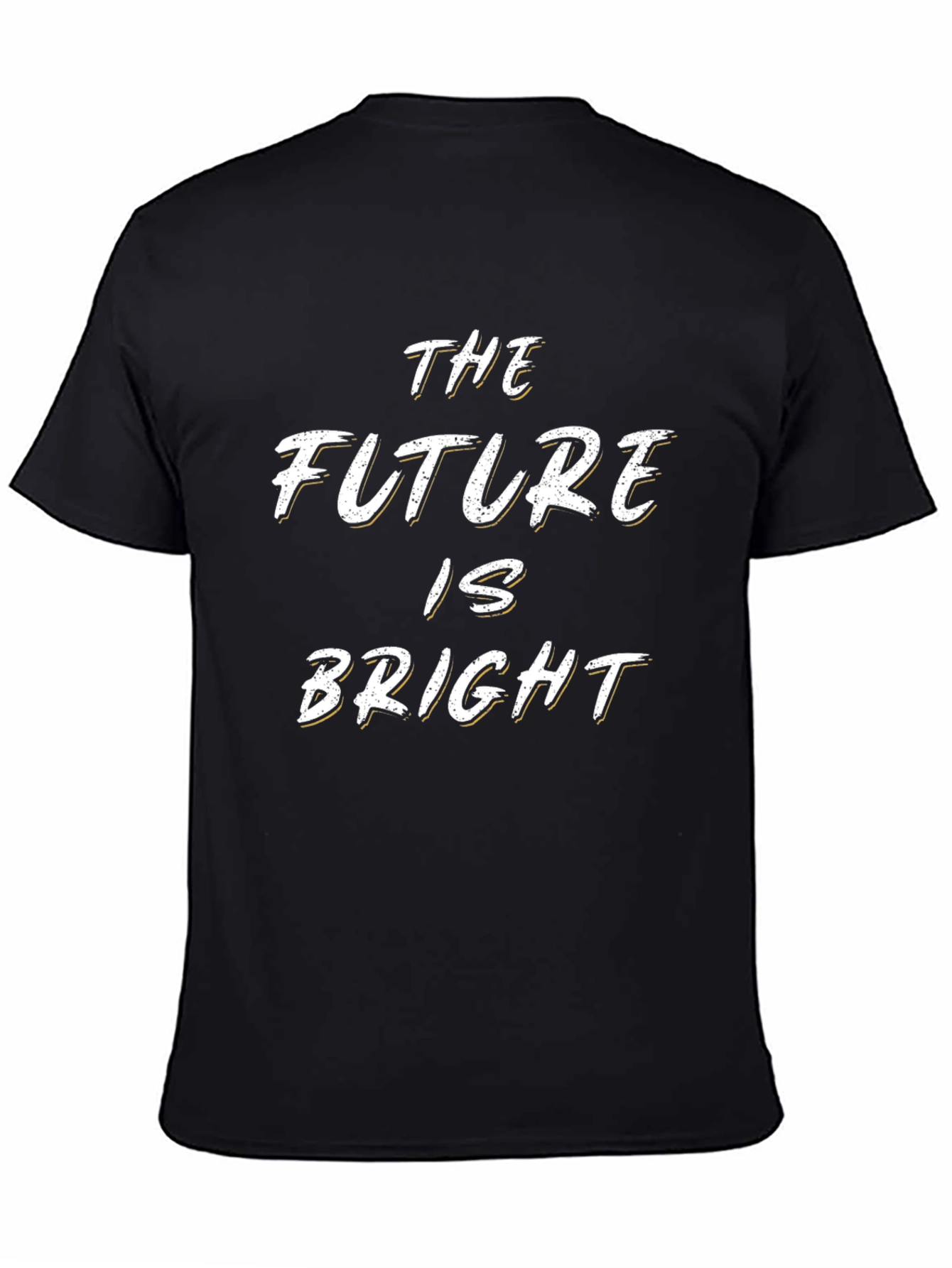 The Future is Bright Black Graphic Tee