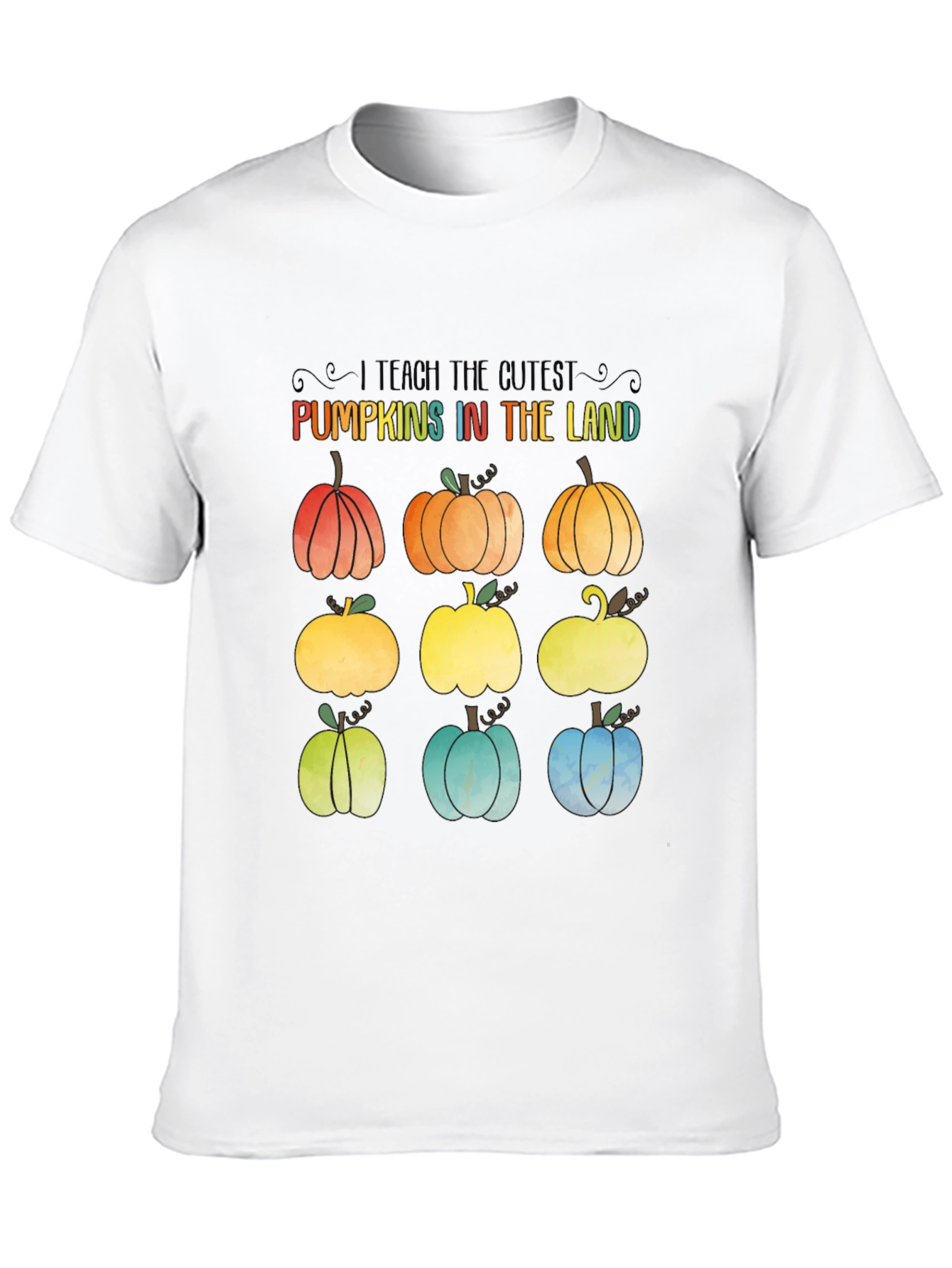 Cute Pumpkin Teacher T-Shirt