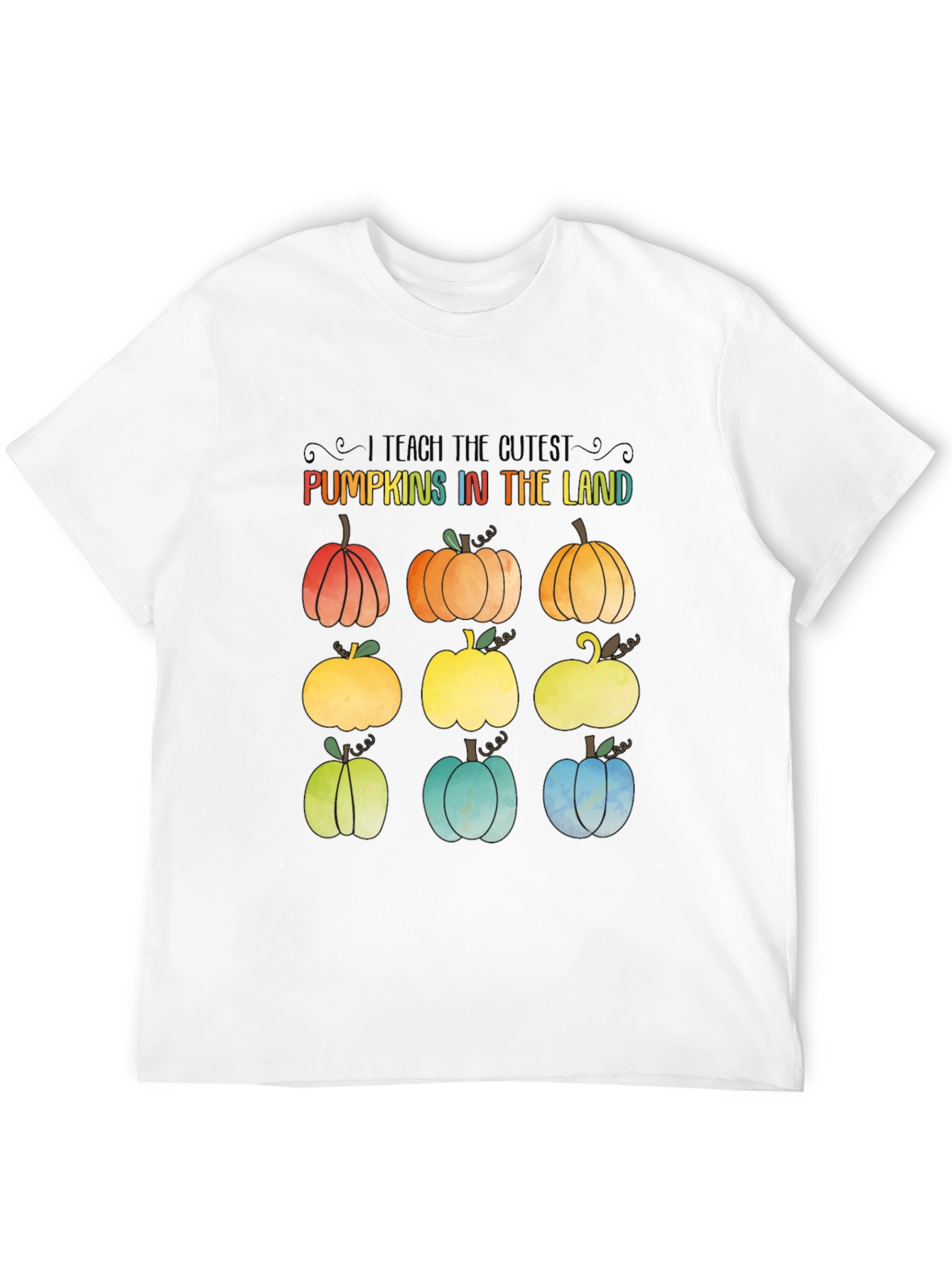 Cute Pumpkin Teacher T-Shirt