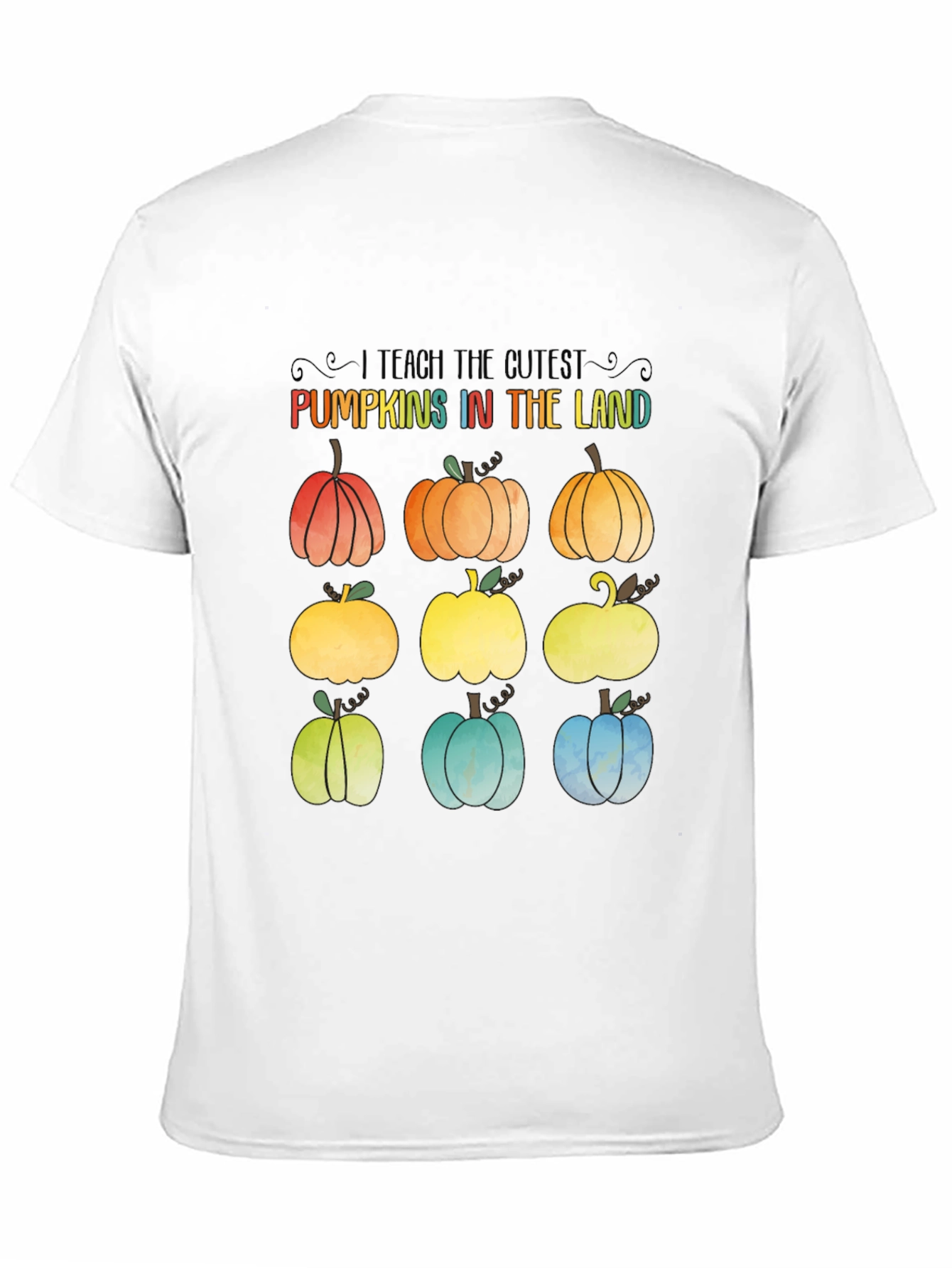 Cute Pumpkin Teacher T-Shirt
