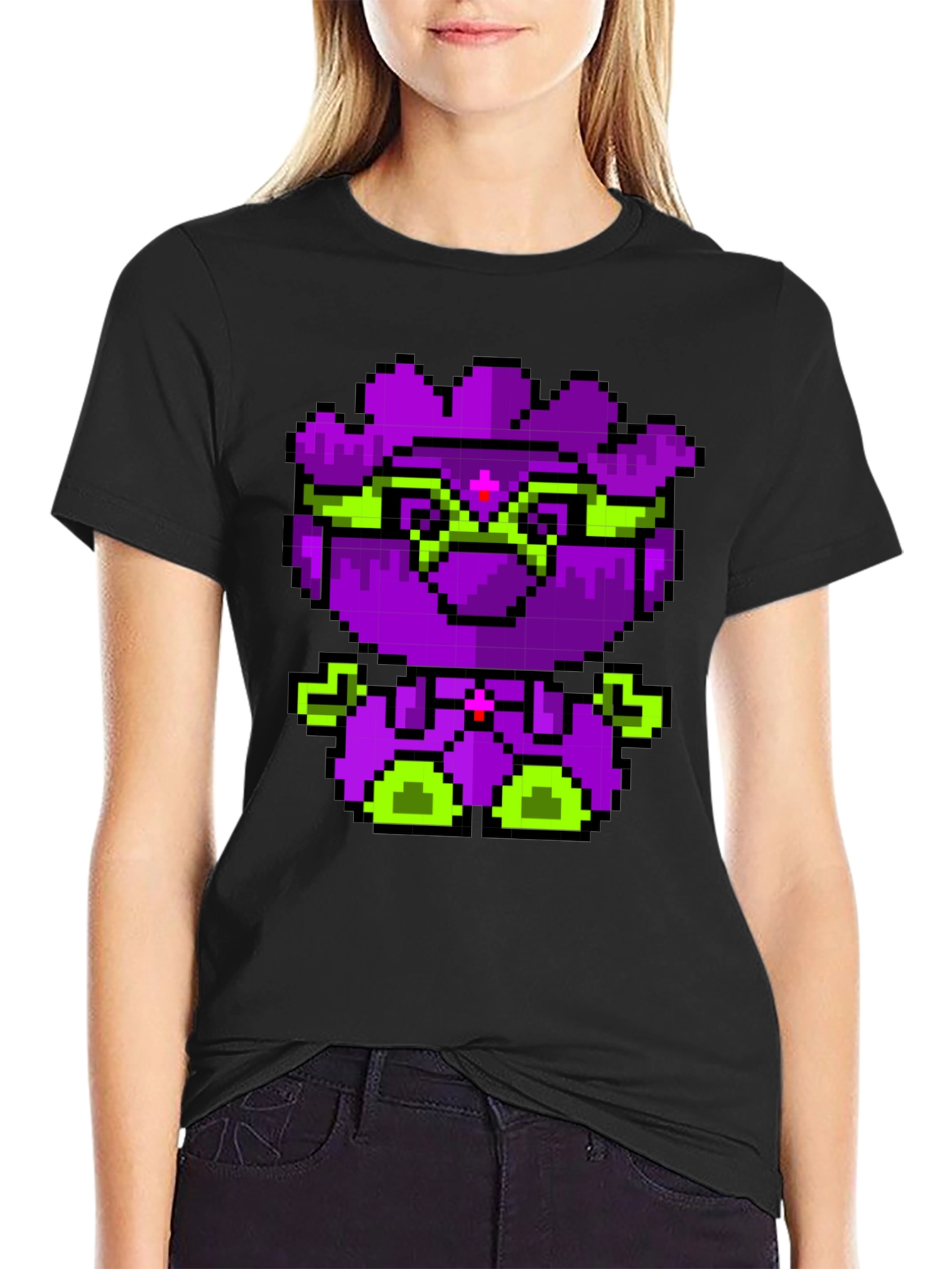 Pixel Monster T-Shirt - Retro Gaming Style