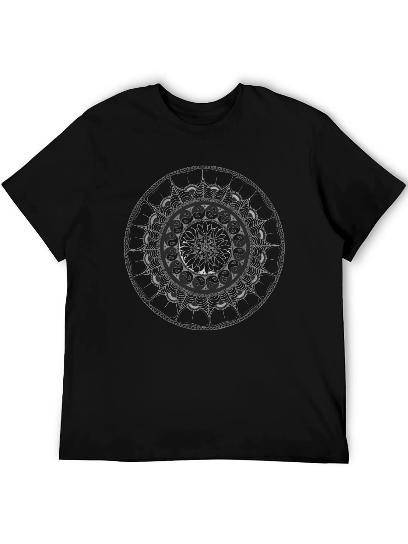 Mandala Graphic Black T-Shirt
