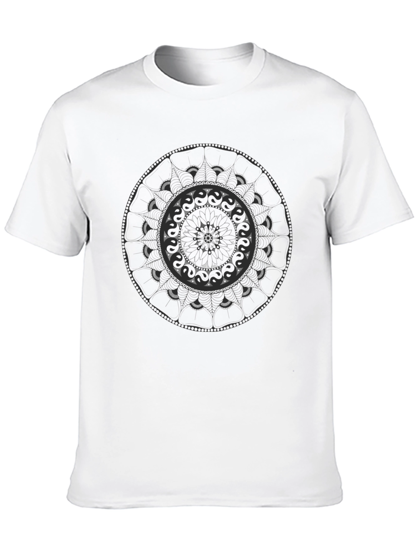 Mandala Graphic Black T-Shirt